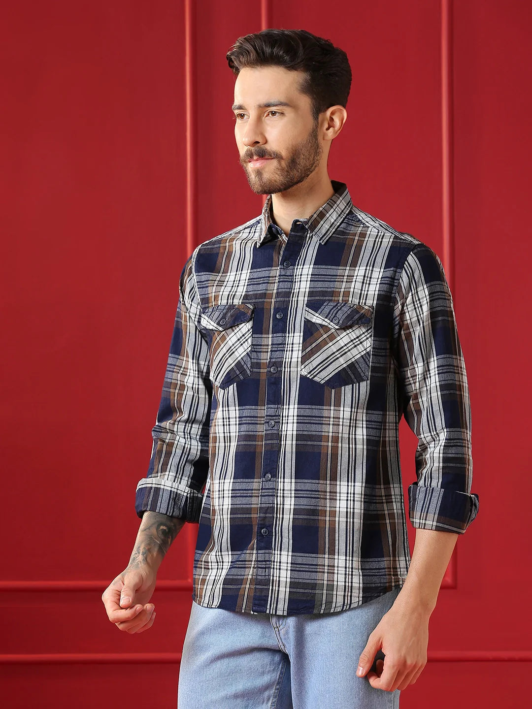 VALEN  Mens casual shirt