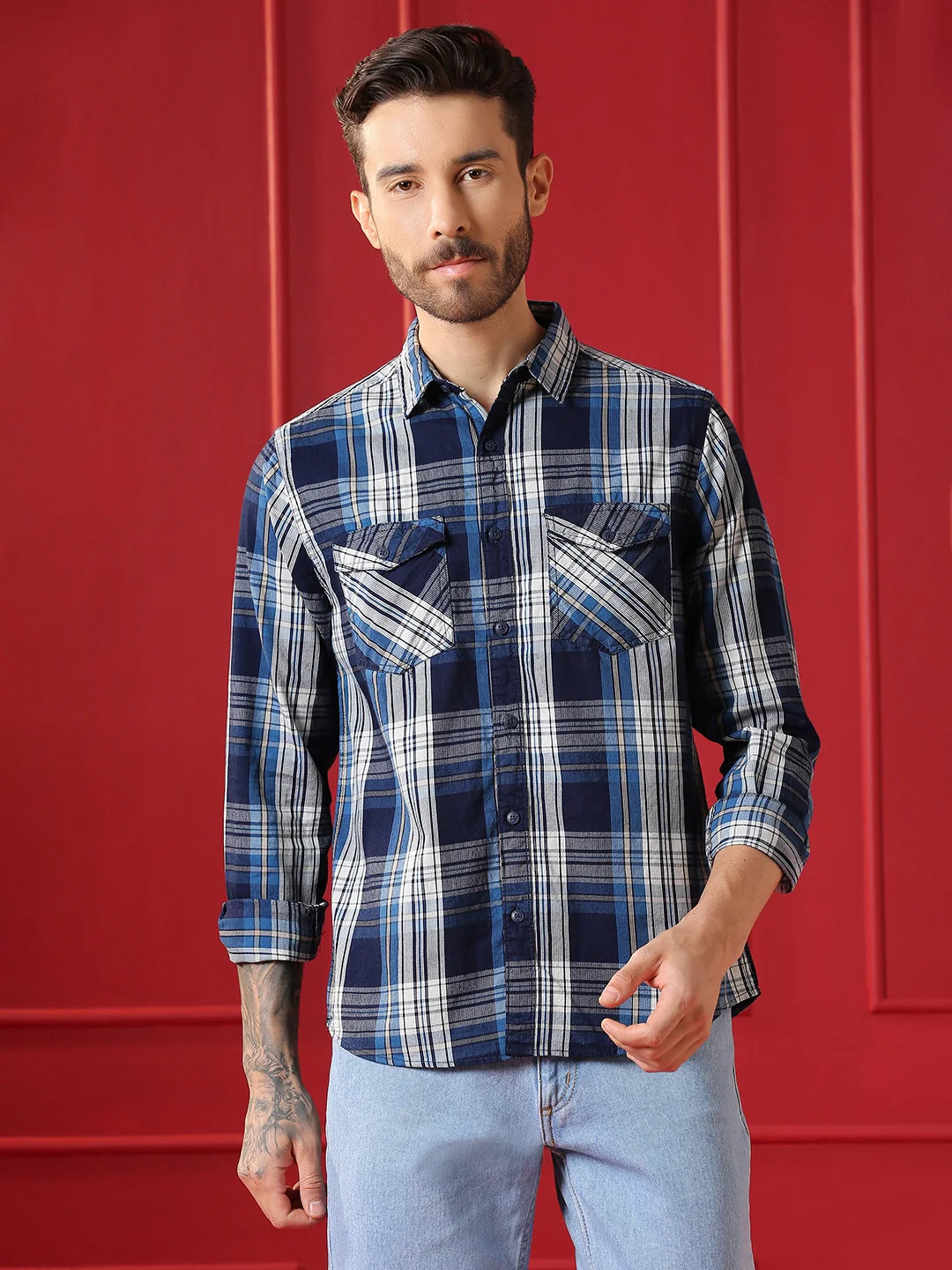 VALEN CLUB Mens casual shirt