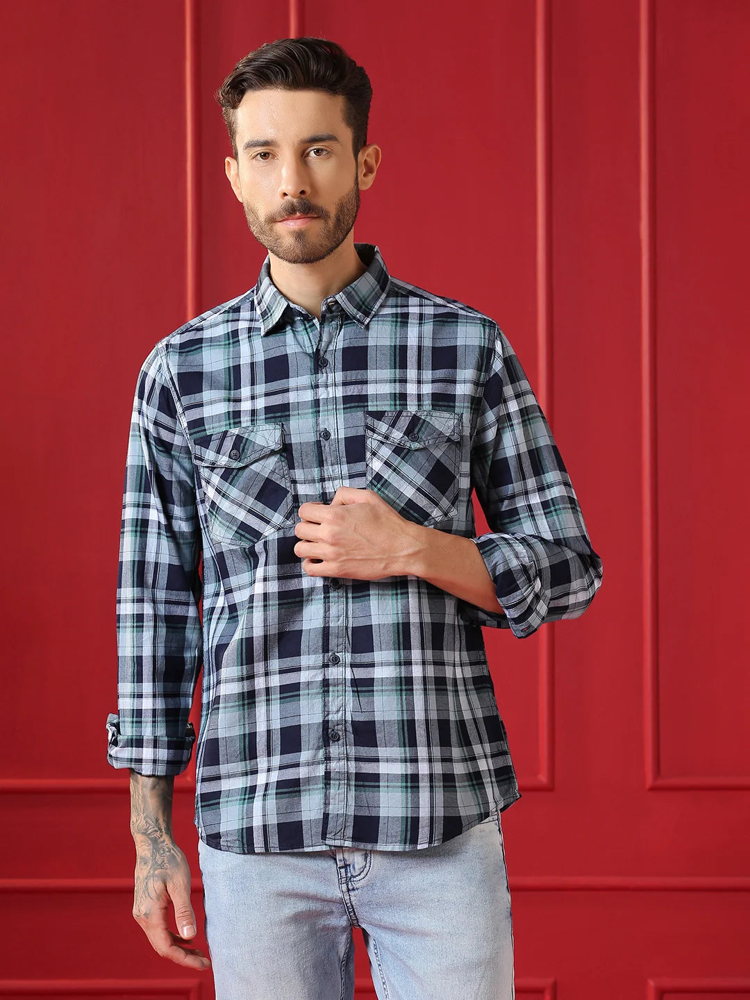 VALEN CLUB Mens casual shirt