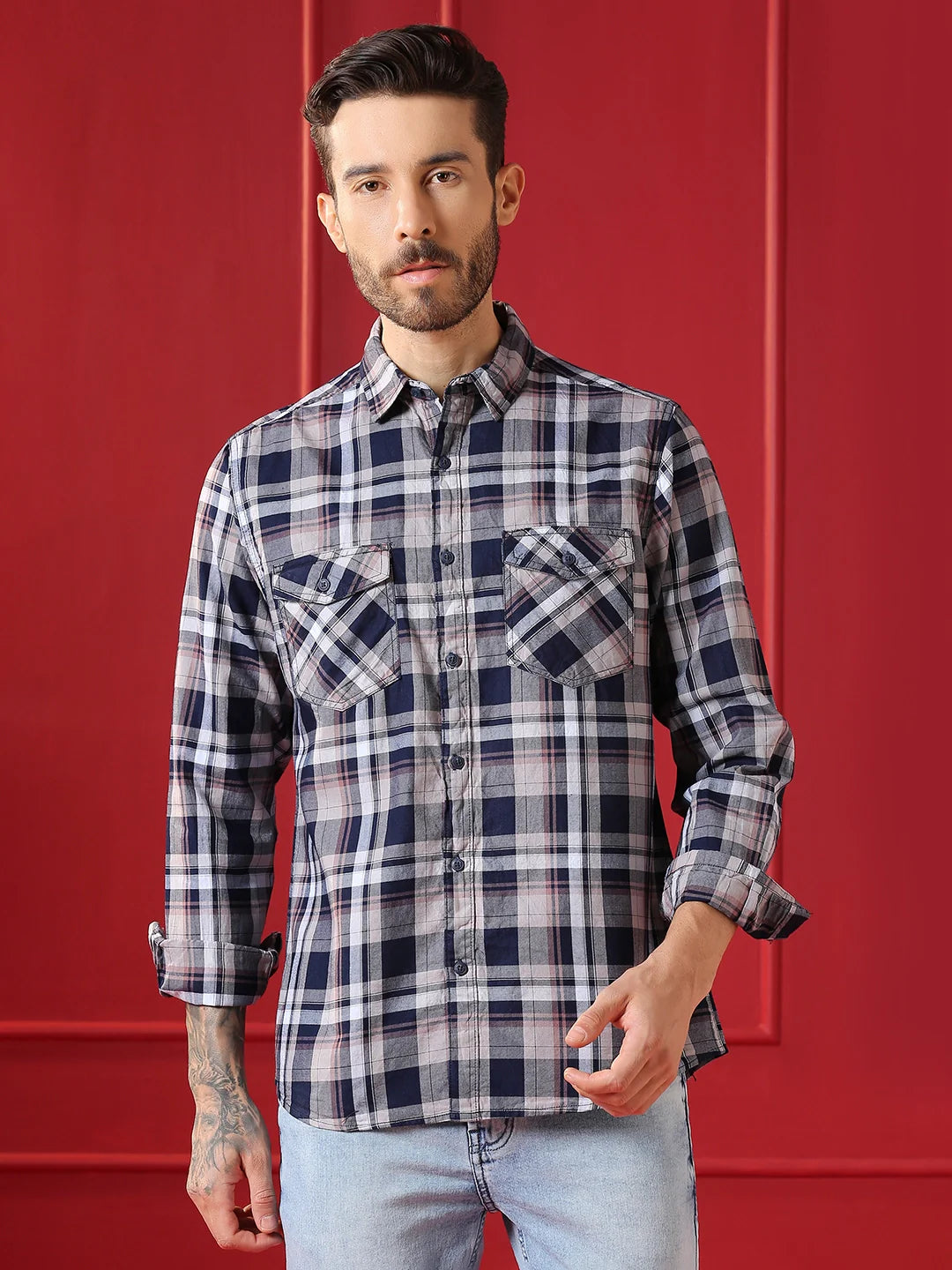 VALEN CLUB Mens casual shirt