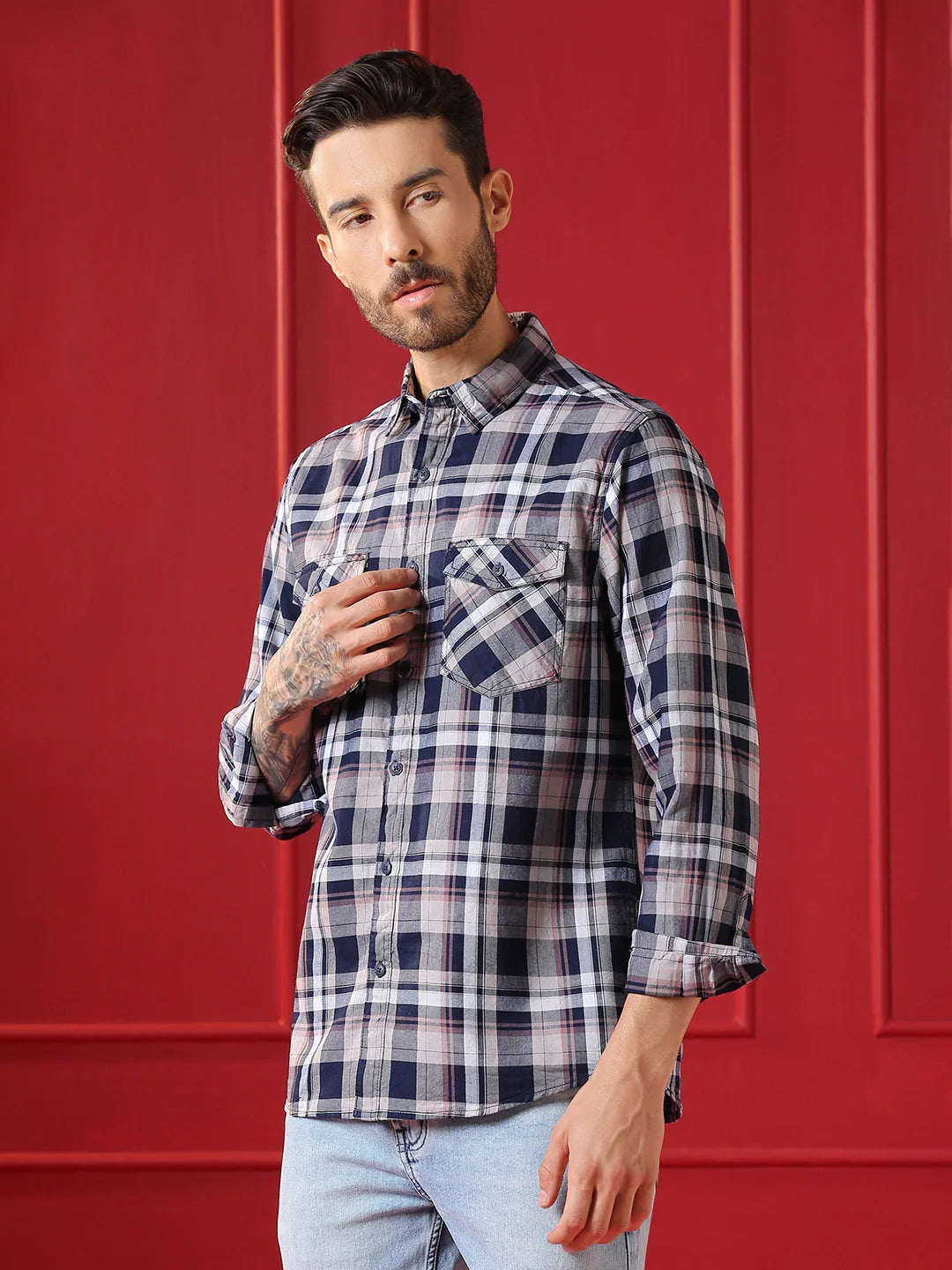 VALEN CLUB Mens casual shirt