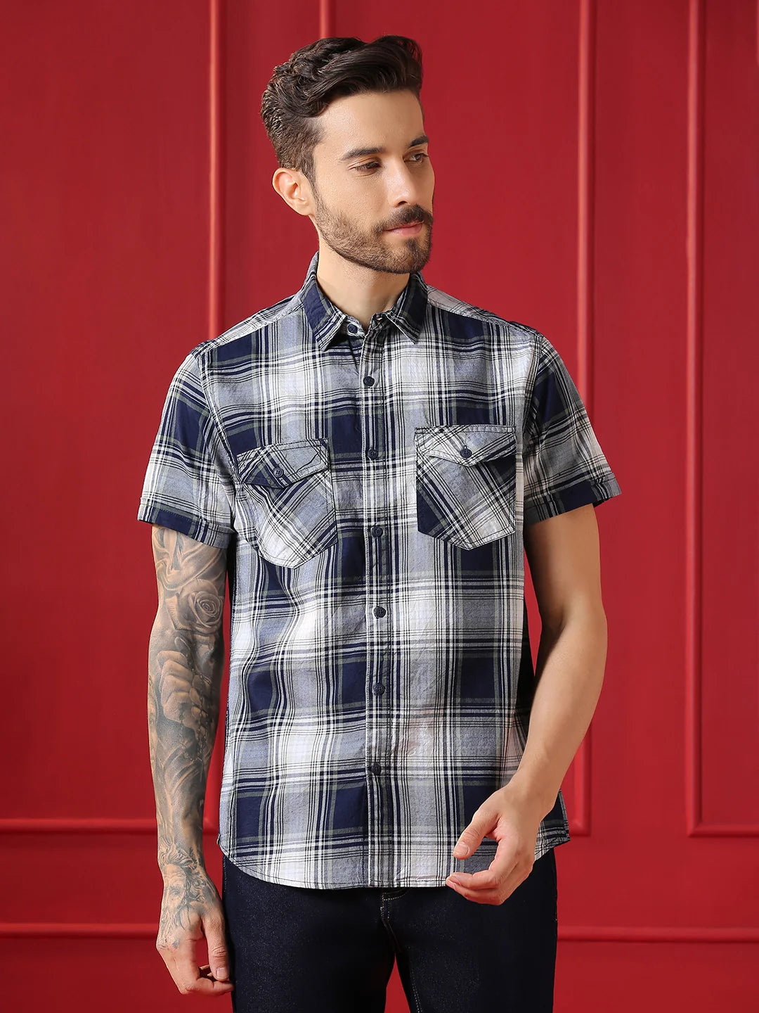 VALEN CLUB Mens casual shirt