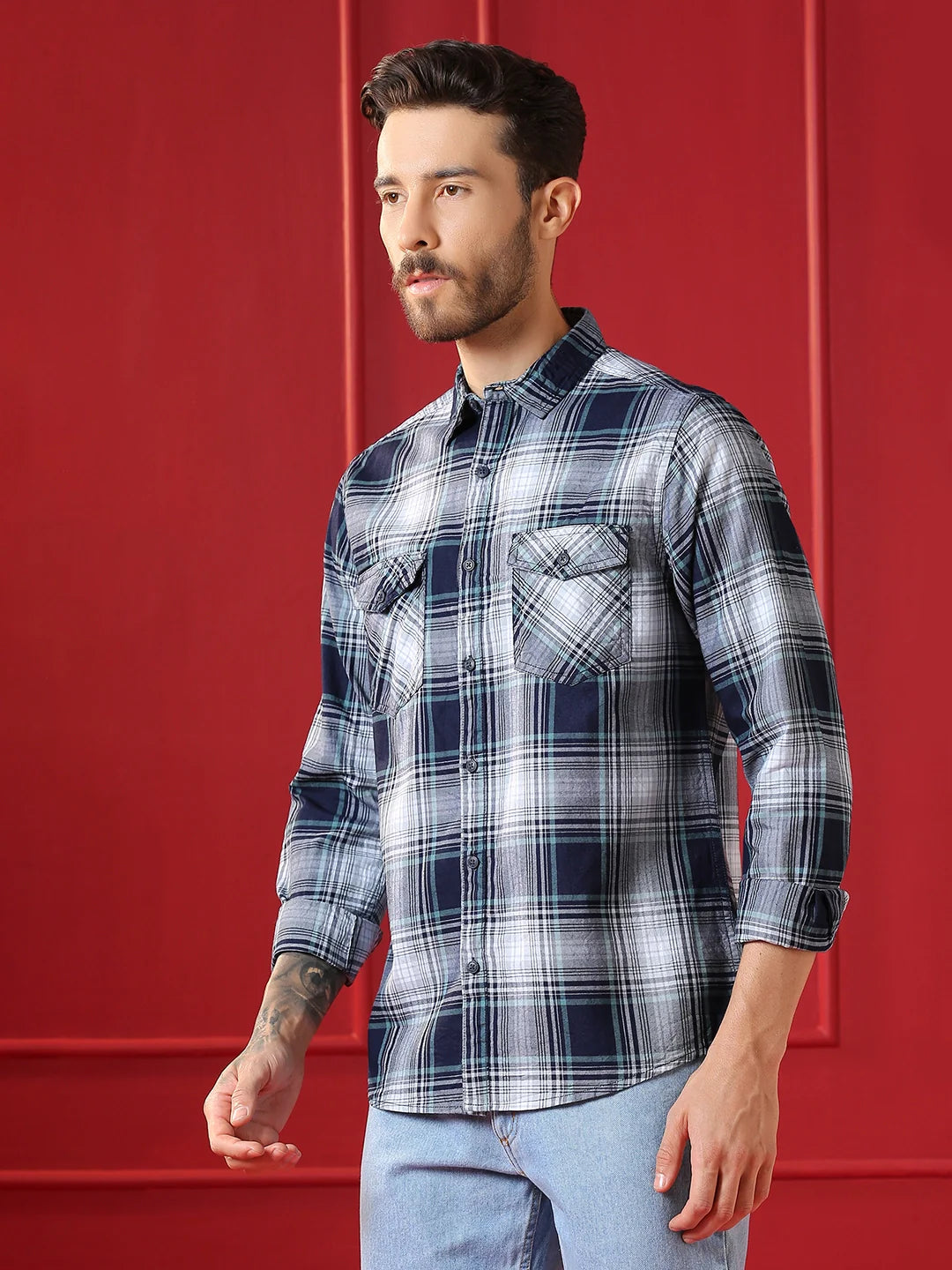 VALEN CLUB Mens casual shirt