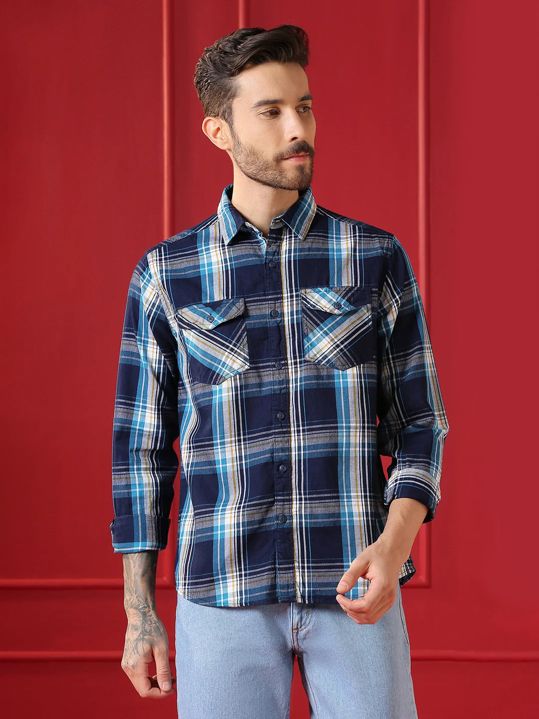 VALEN CLUB Mens casual shirt