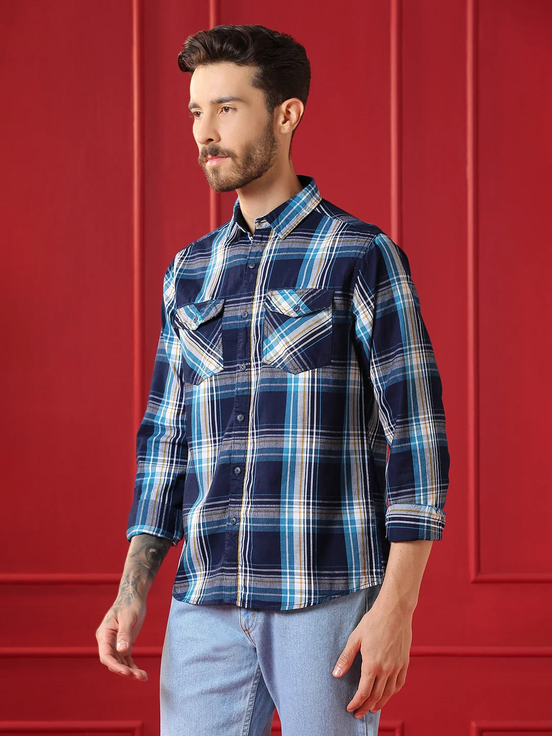 VALEN CLUB Mens casual shirt