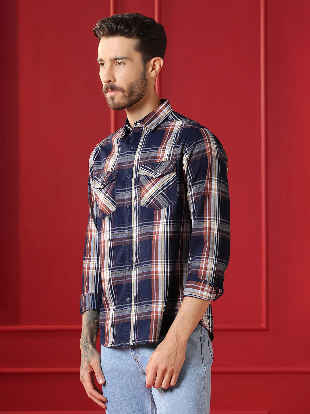 VALEN CLUB Mens casual shirt