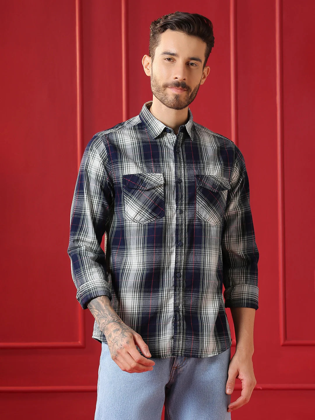 VALEN CLUB Mens casual shirt