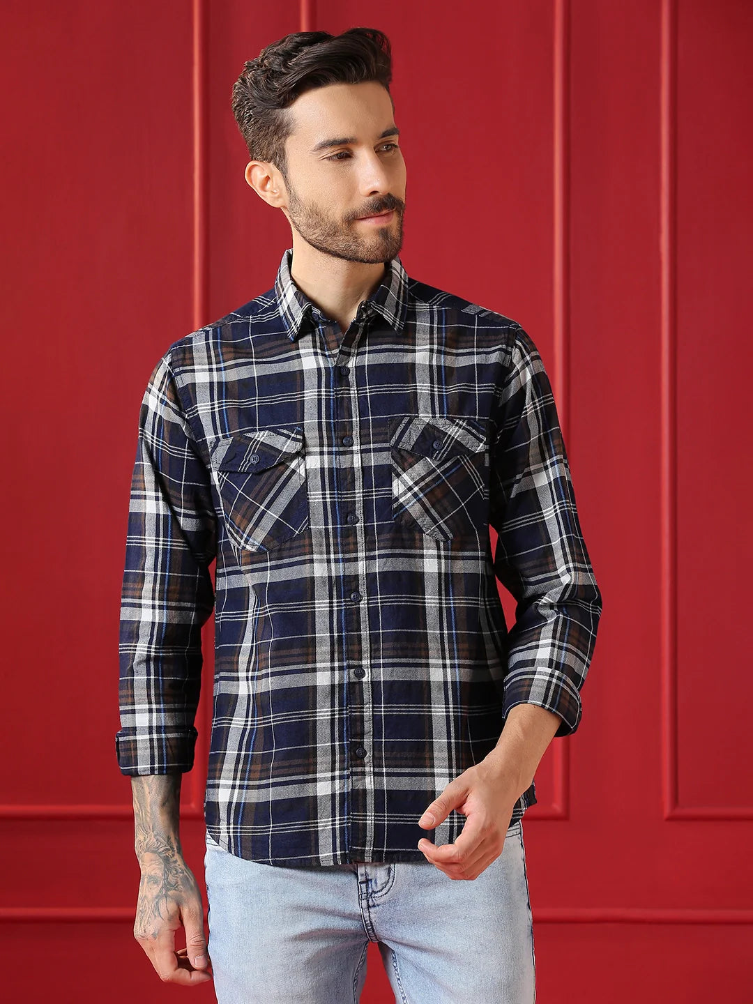 VALEN CLUB Mens casual shirt