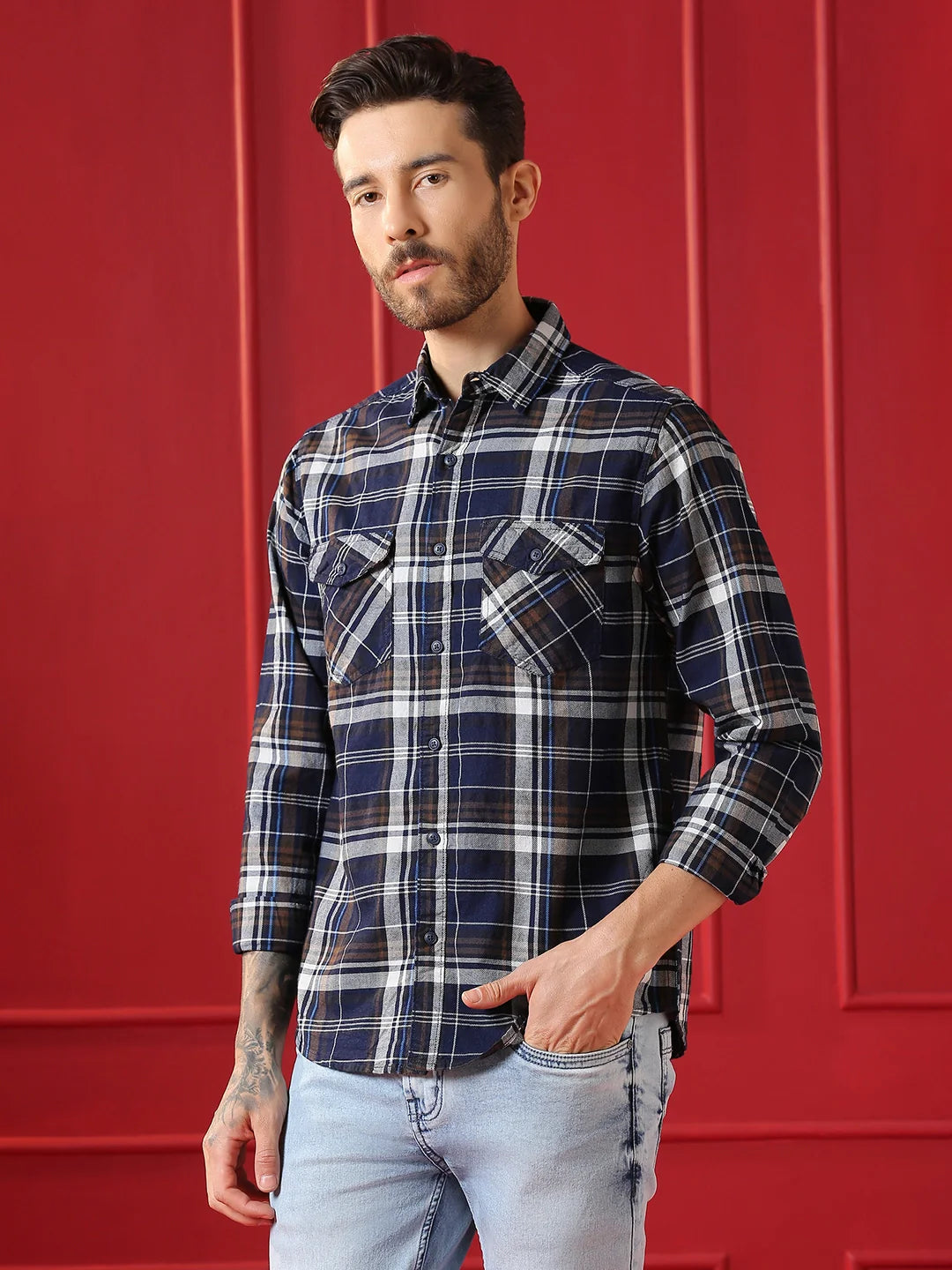 VALEN CLUB Mens casual shirt