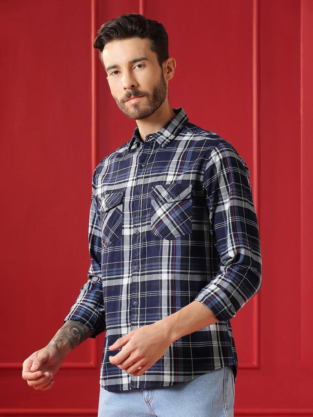 VALEN CLUB Mens casual shirt