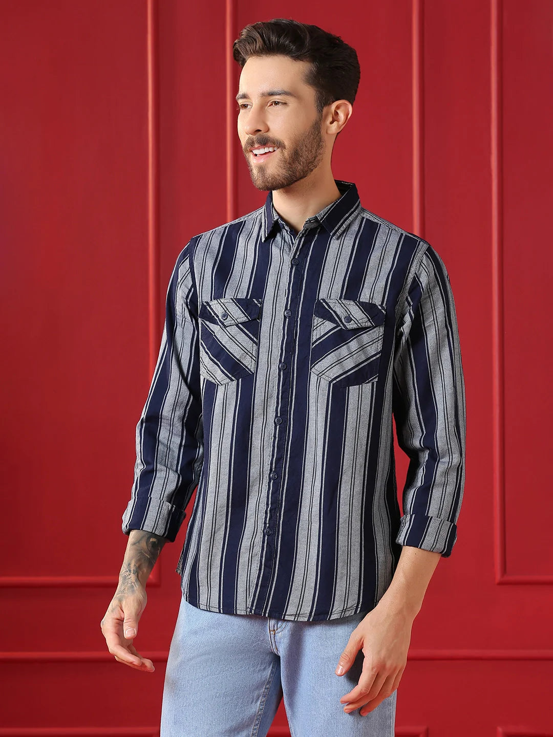 VALEN CLUB Mens casual shirt