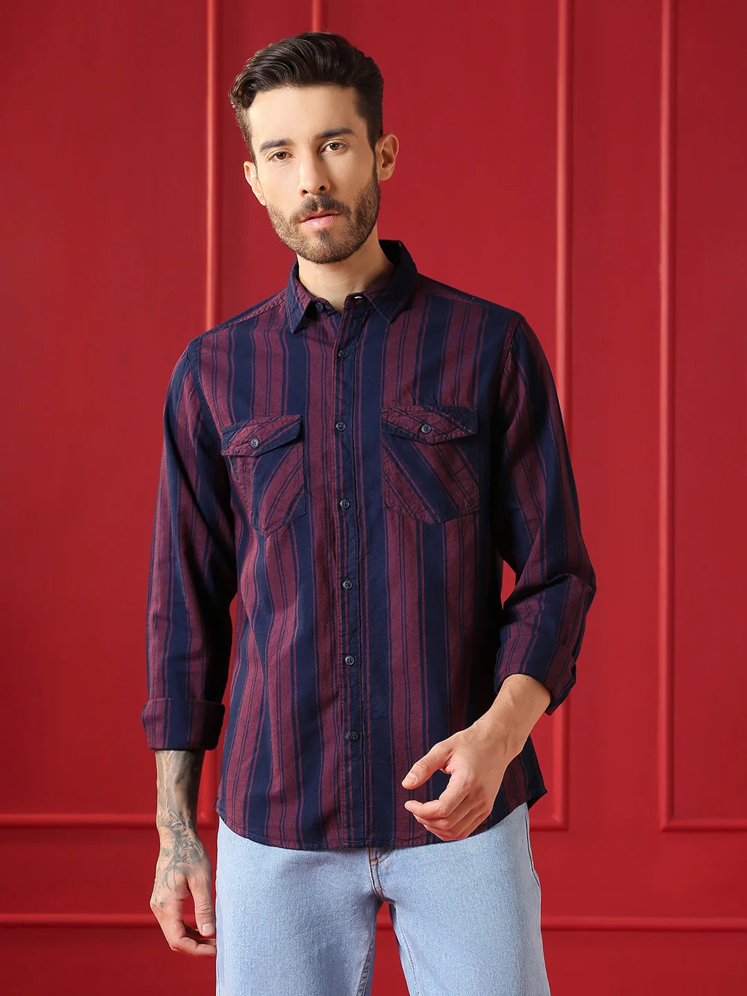 VALEN CLUB Mens casual shirt