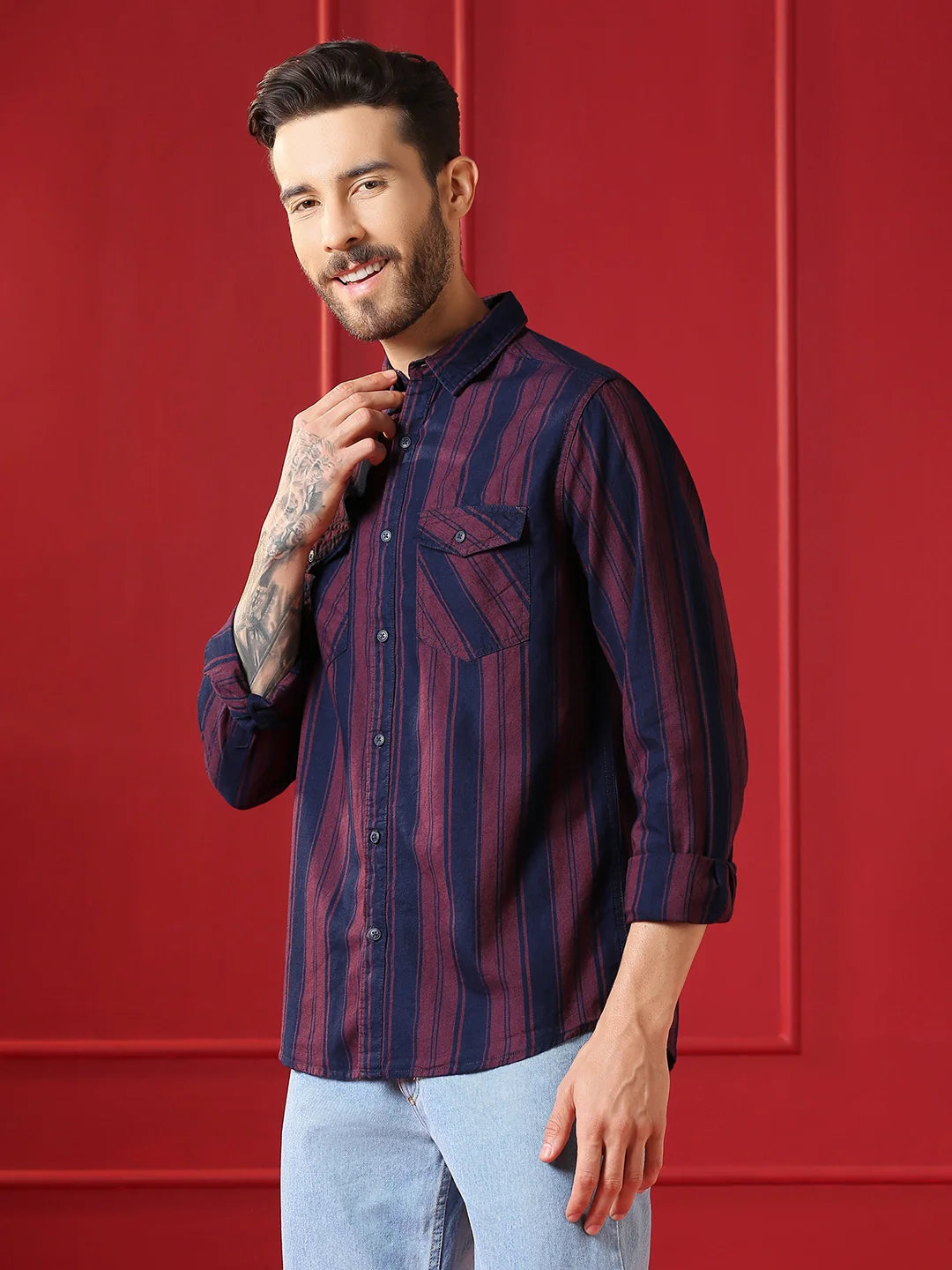VALEN CLUB Mens casual shirt