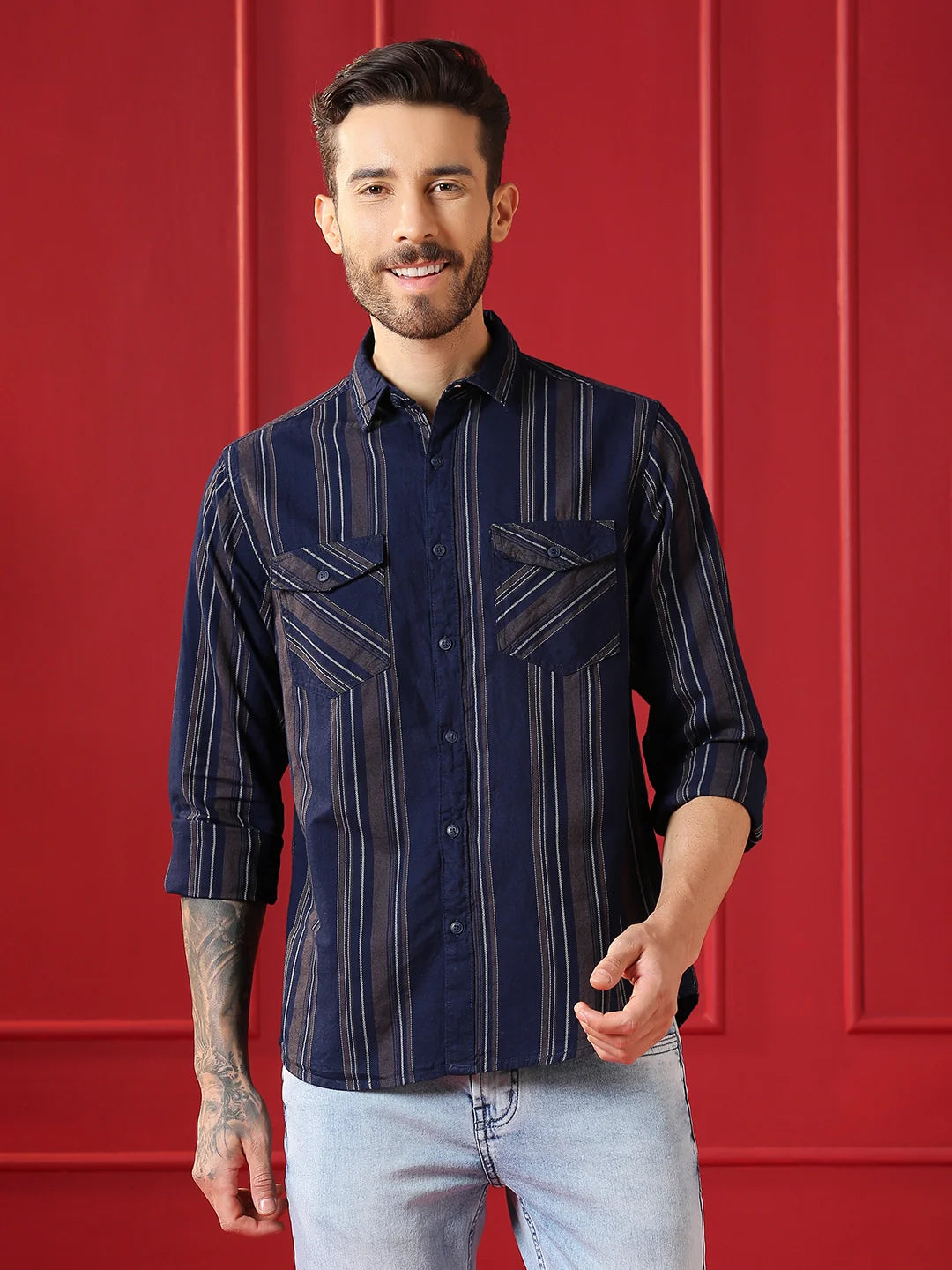 VALEN CLUB Mens casual shirt