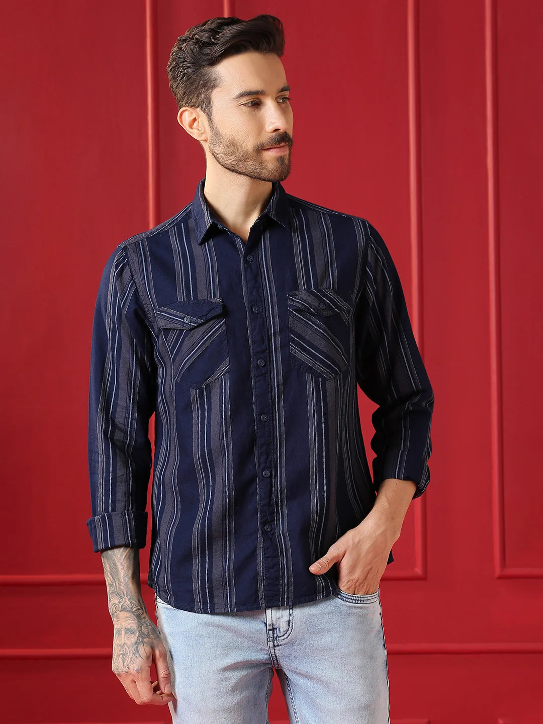 VALEN CLUB Mens casual shirt