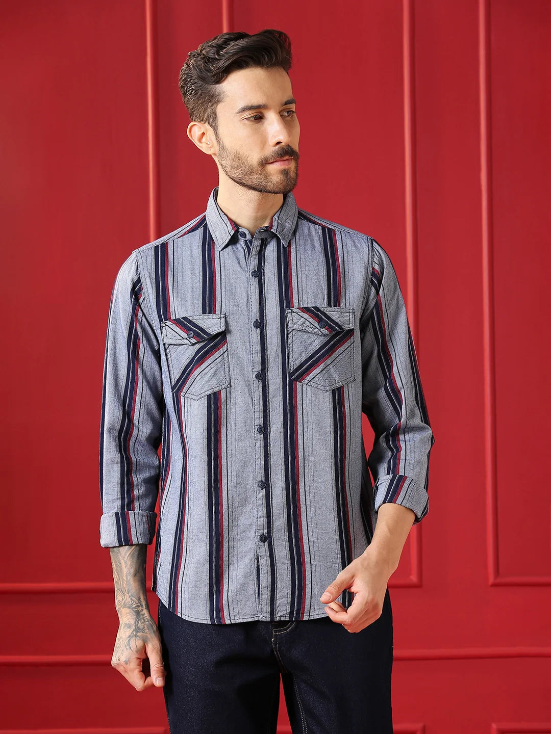 VALEN CLUB Mens casual shirt