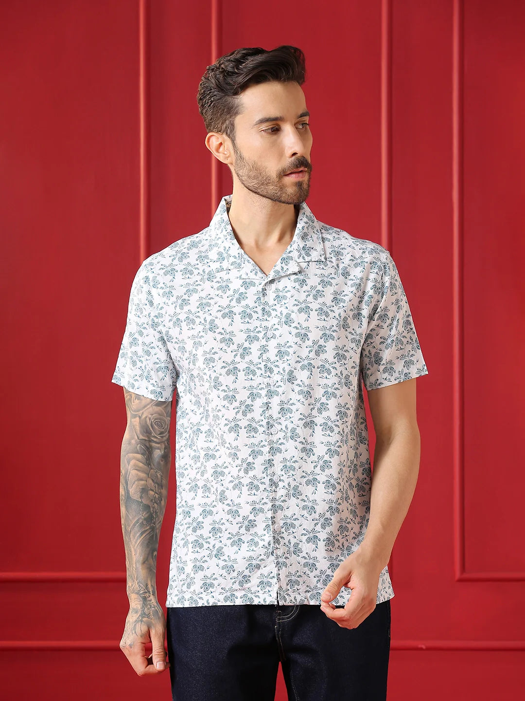 VALEN  Mens casual shirt