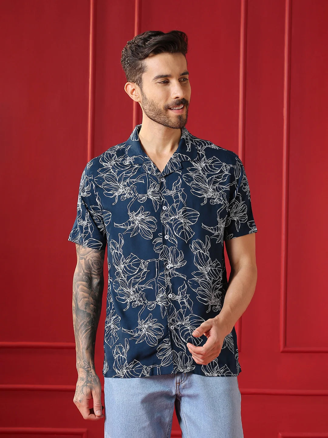 VALEN CLUB Mens casual shirt