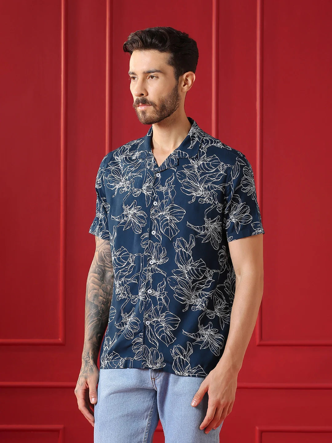 VALEN  Mens casual shirt