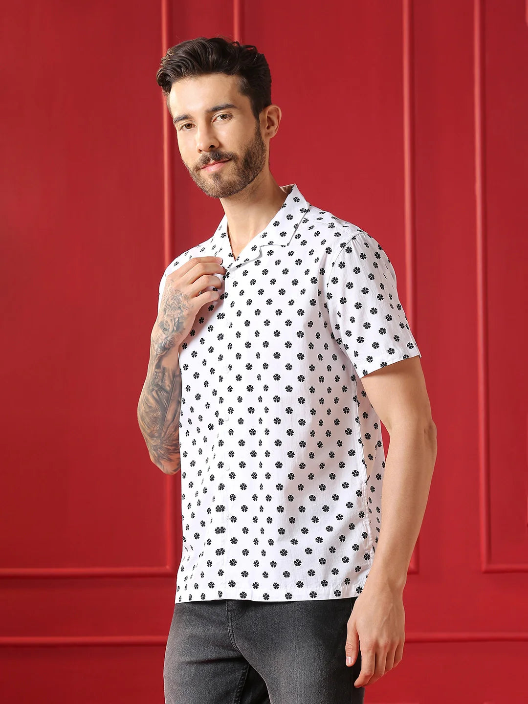 VALEN  Mens casual shirt