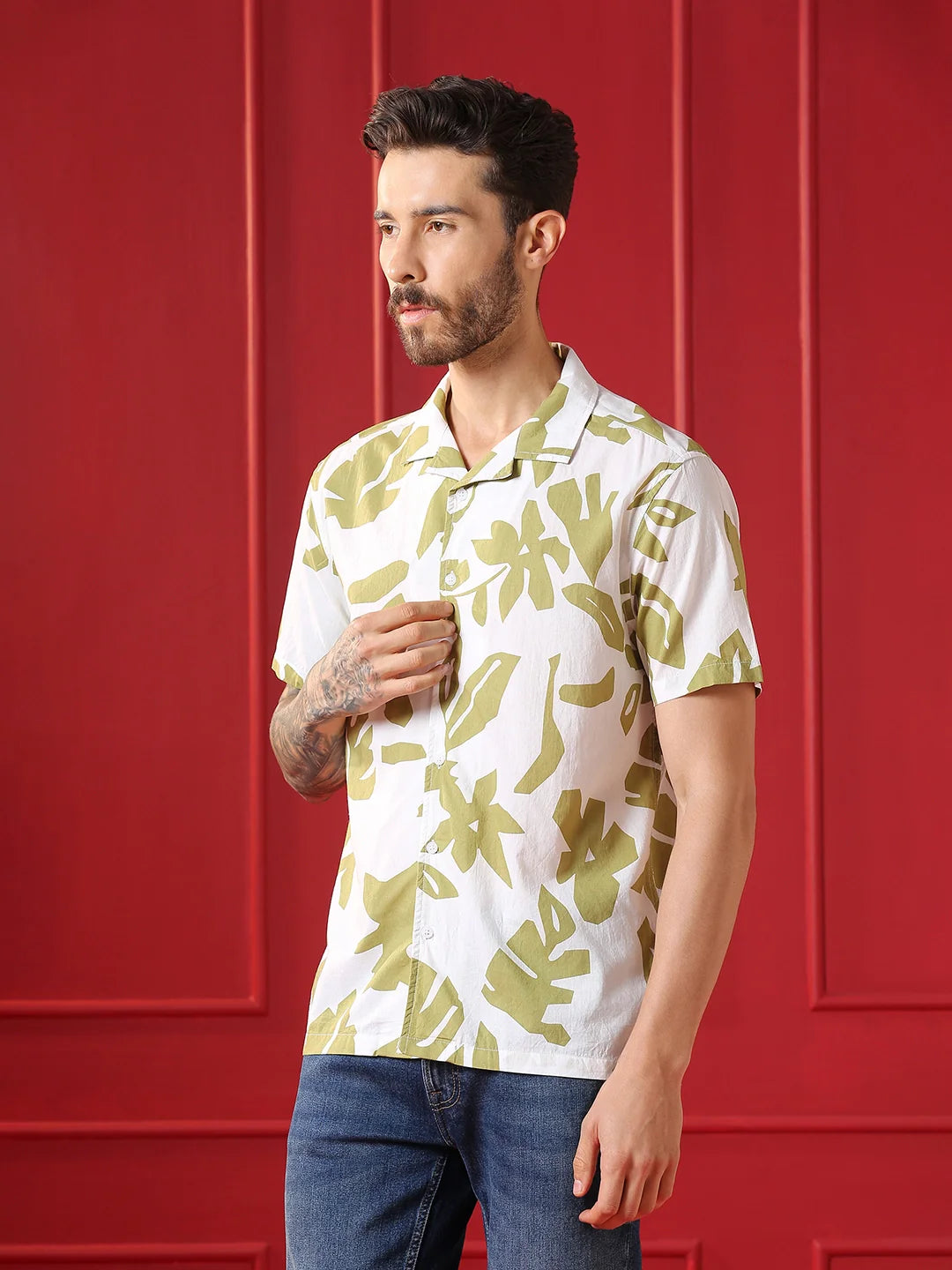 VALEN  Mens casual shirt