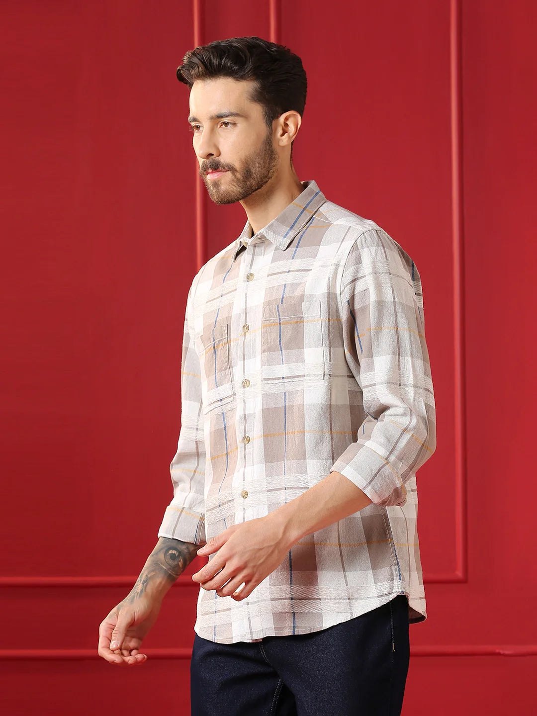 VALEN CLUB Mens casual shirt