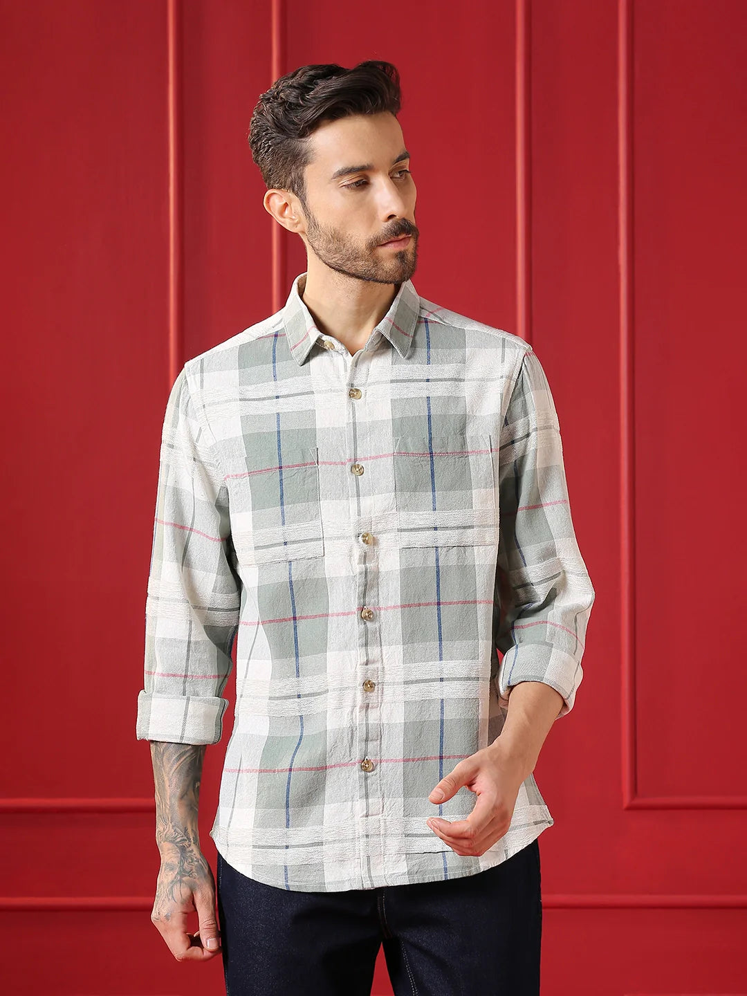 VALEN CLUB Mens casual shirt
