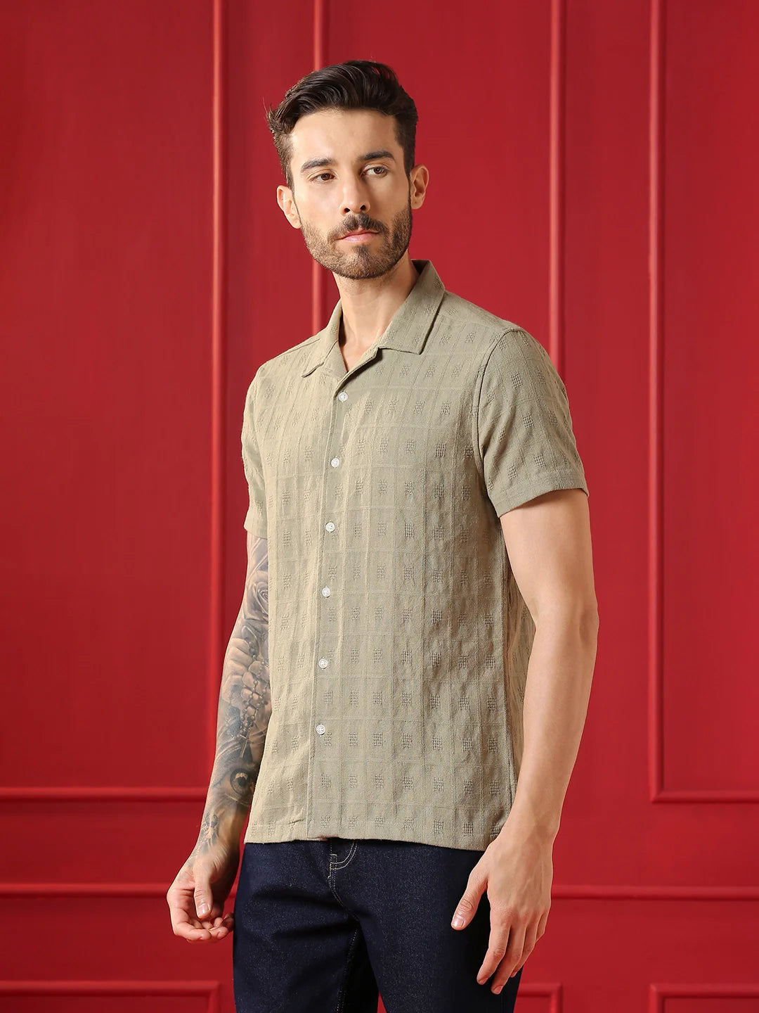 VALEN CLUB Mens casual shirt
