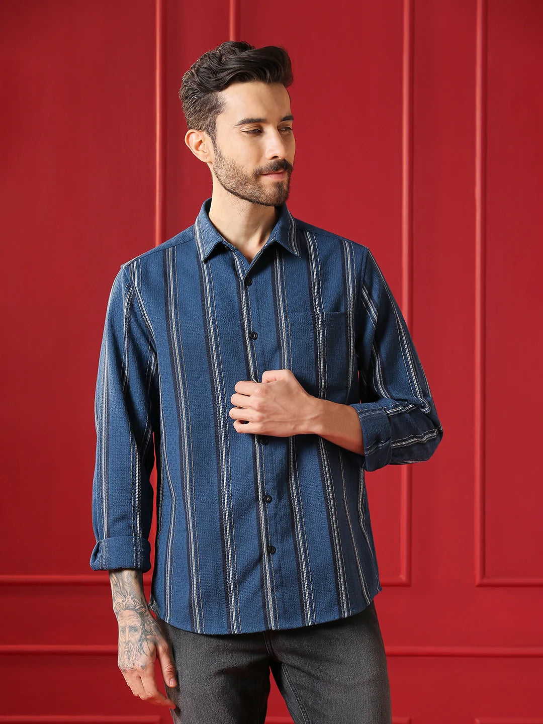 VALEN CLUB Mens casual shirt