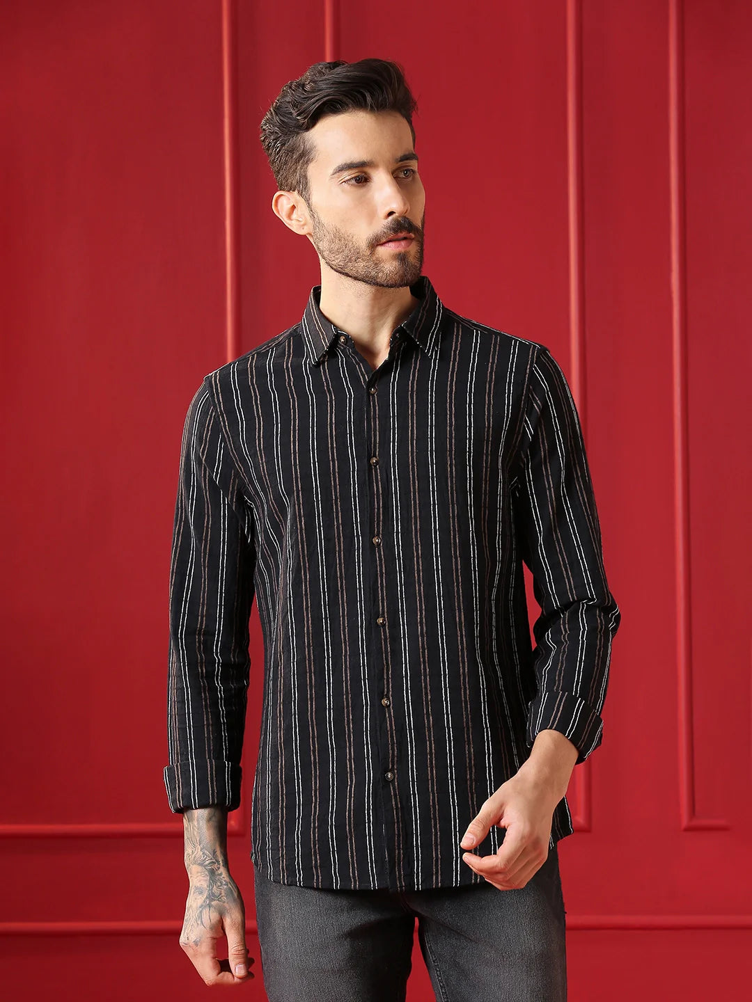 VALEN  Mens casual shirt