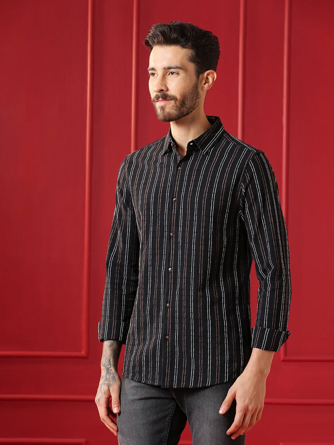 VALEN  Mens casual shirt