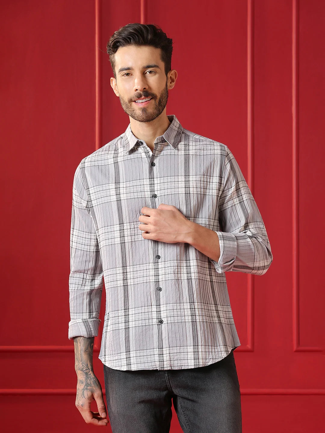VALEN CLUB Mens casual shirt