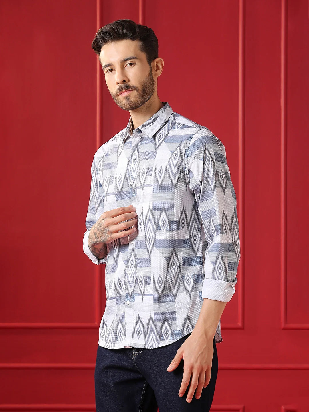 VALEN  Mens casual shirt