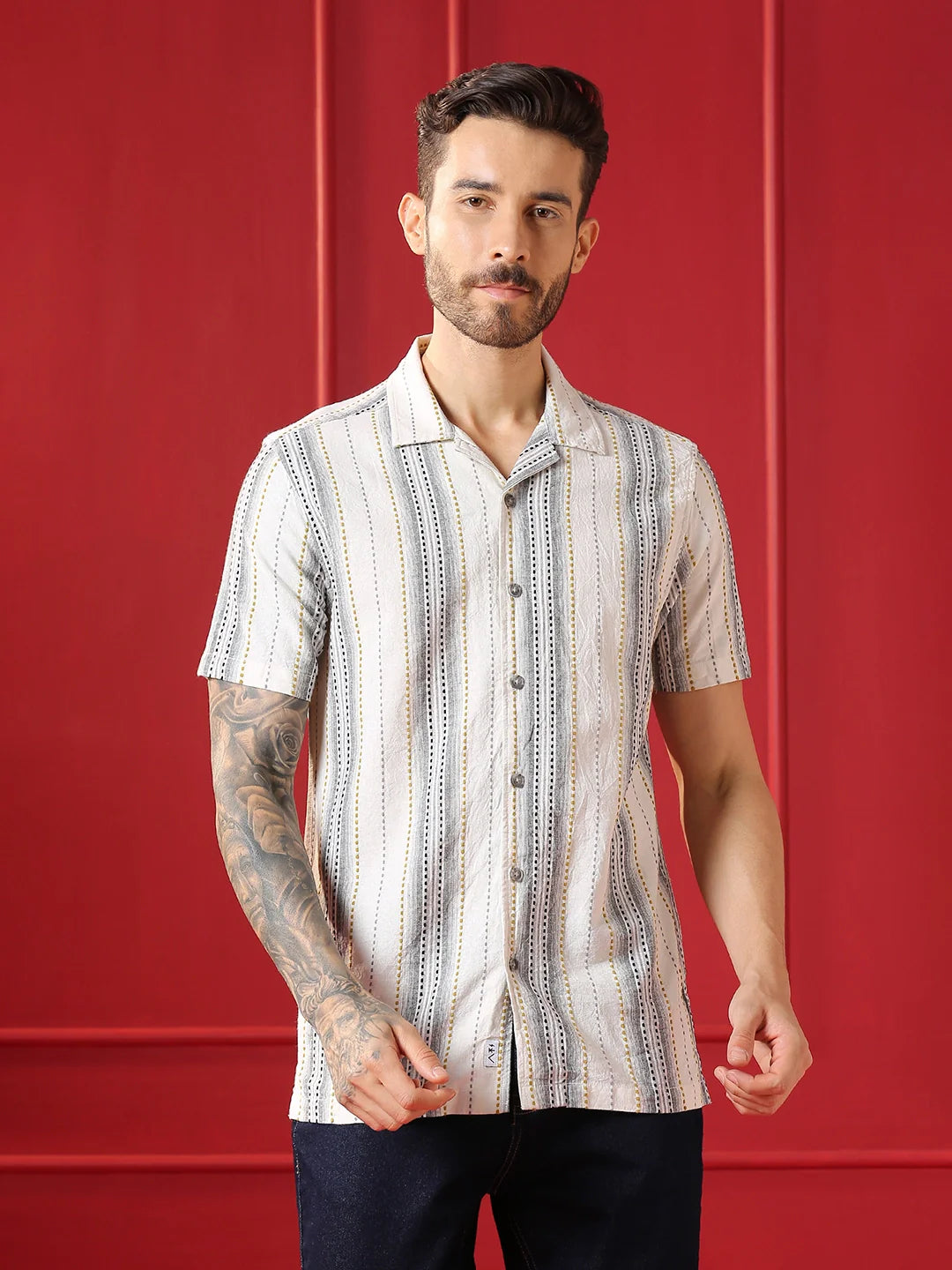 VALEN  Mens casual shirt