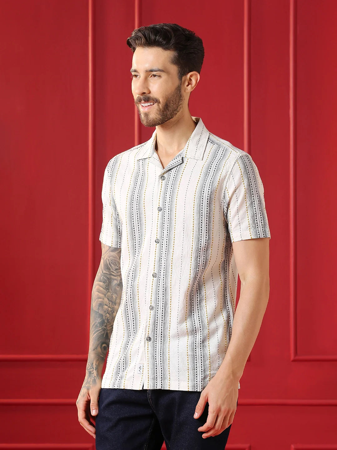 VALEN  Mens casual shirt