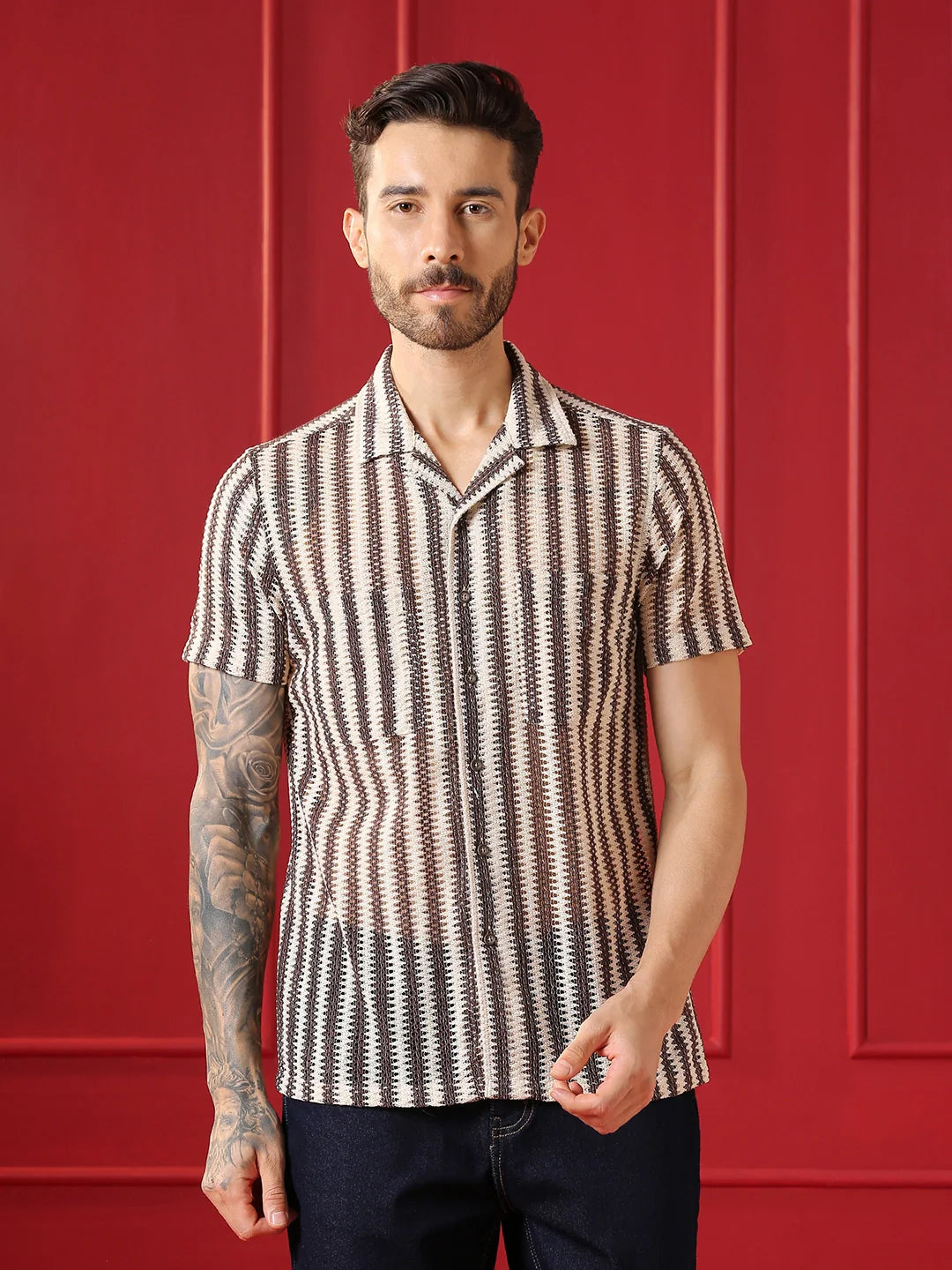 VALEN  Mens casual shirt