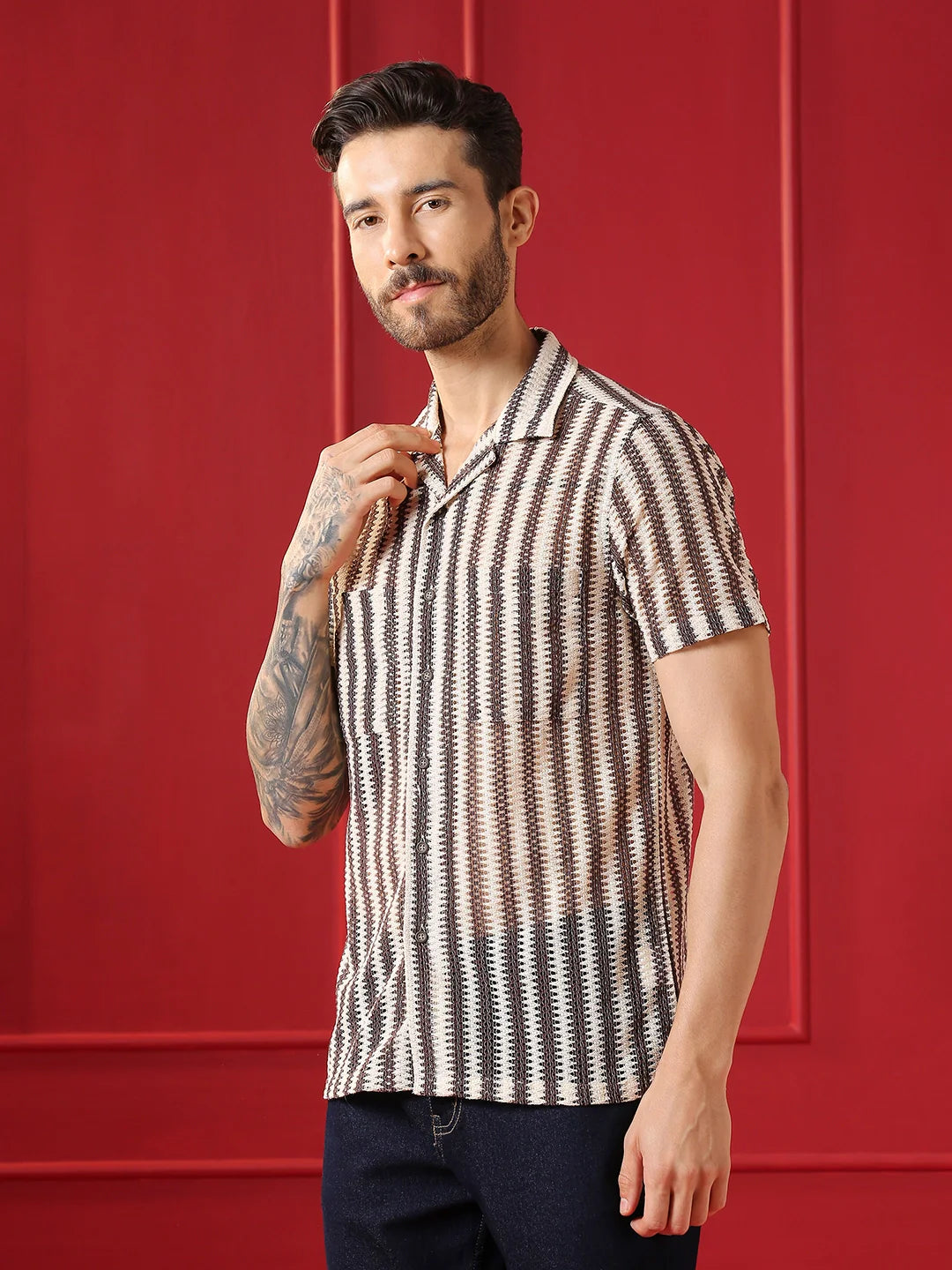 VALEN  Mens casual shirt