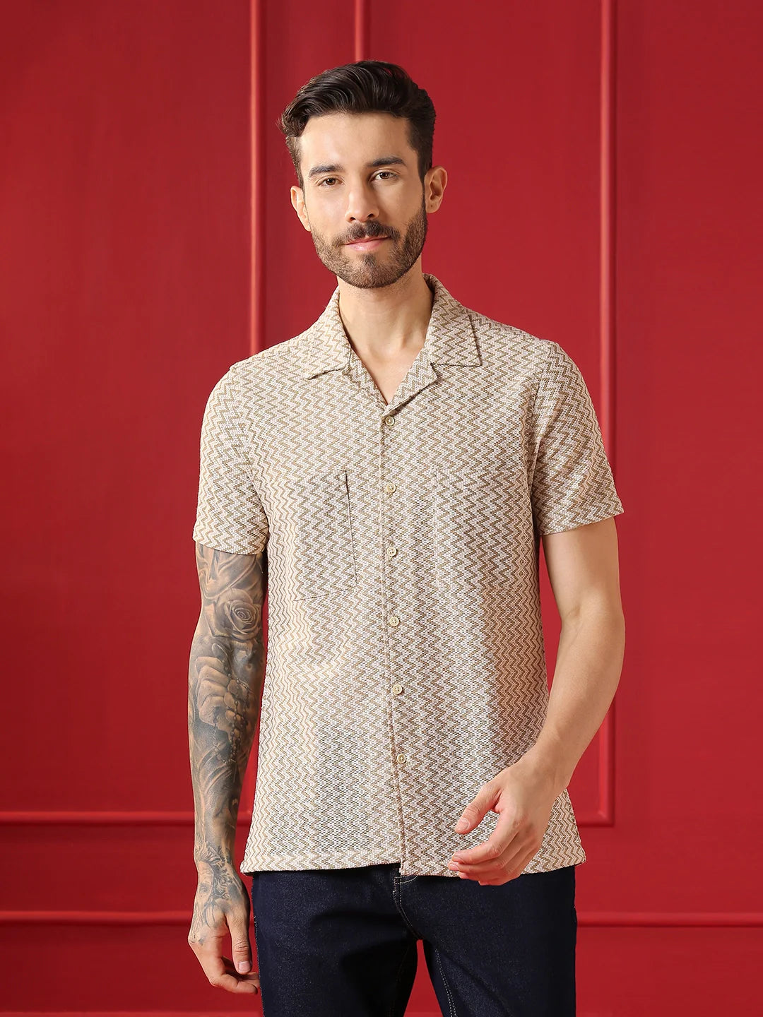 VALEN CLUB Mens casual shirt