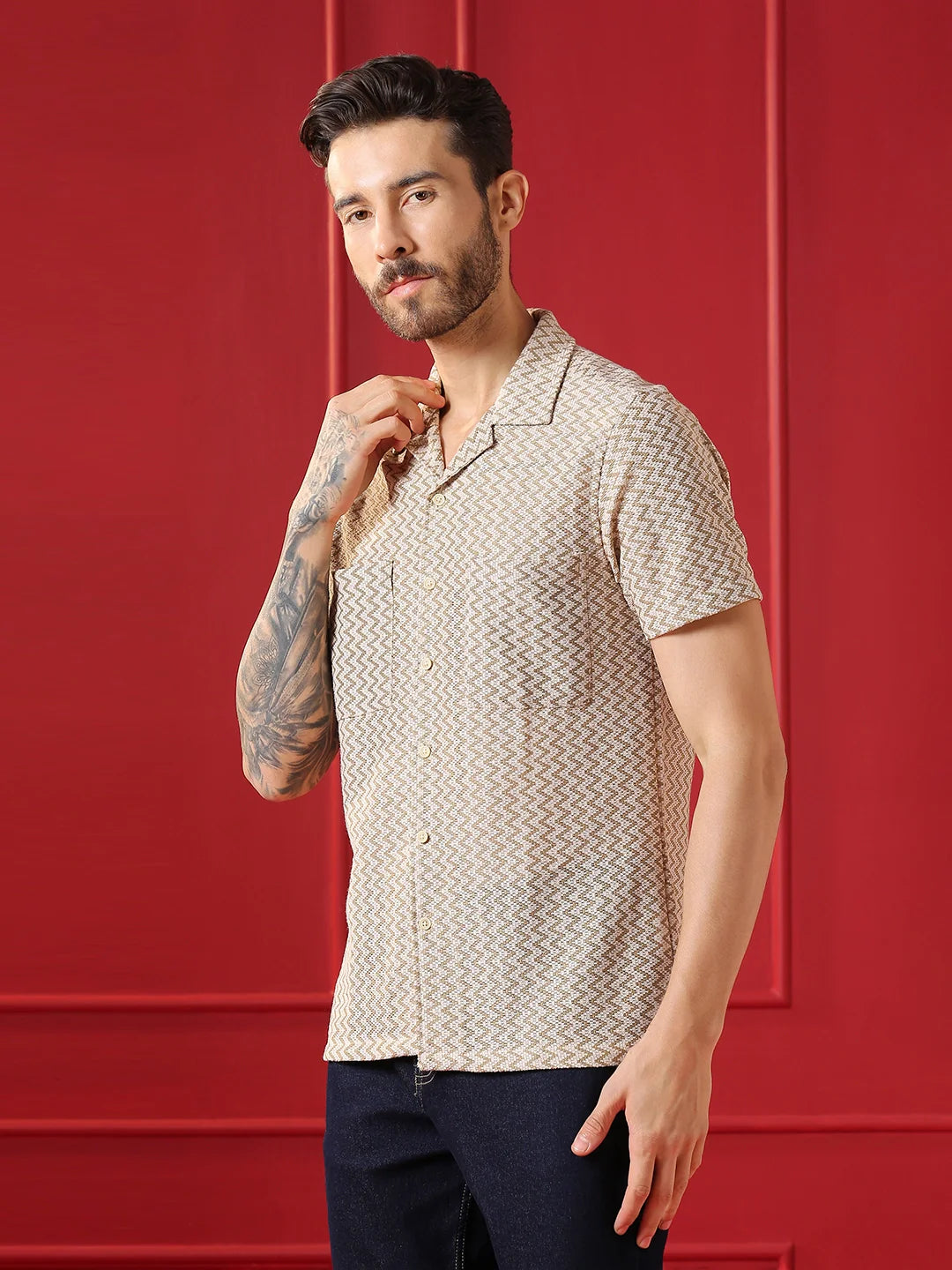 VALEN CLUB Mens casual shirt