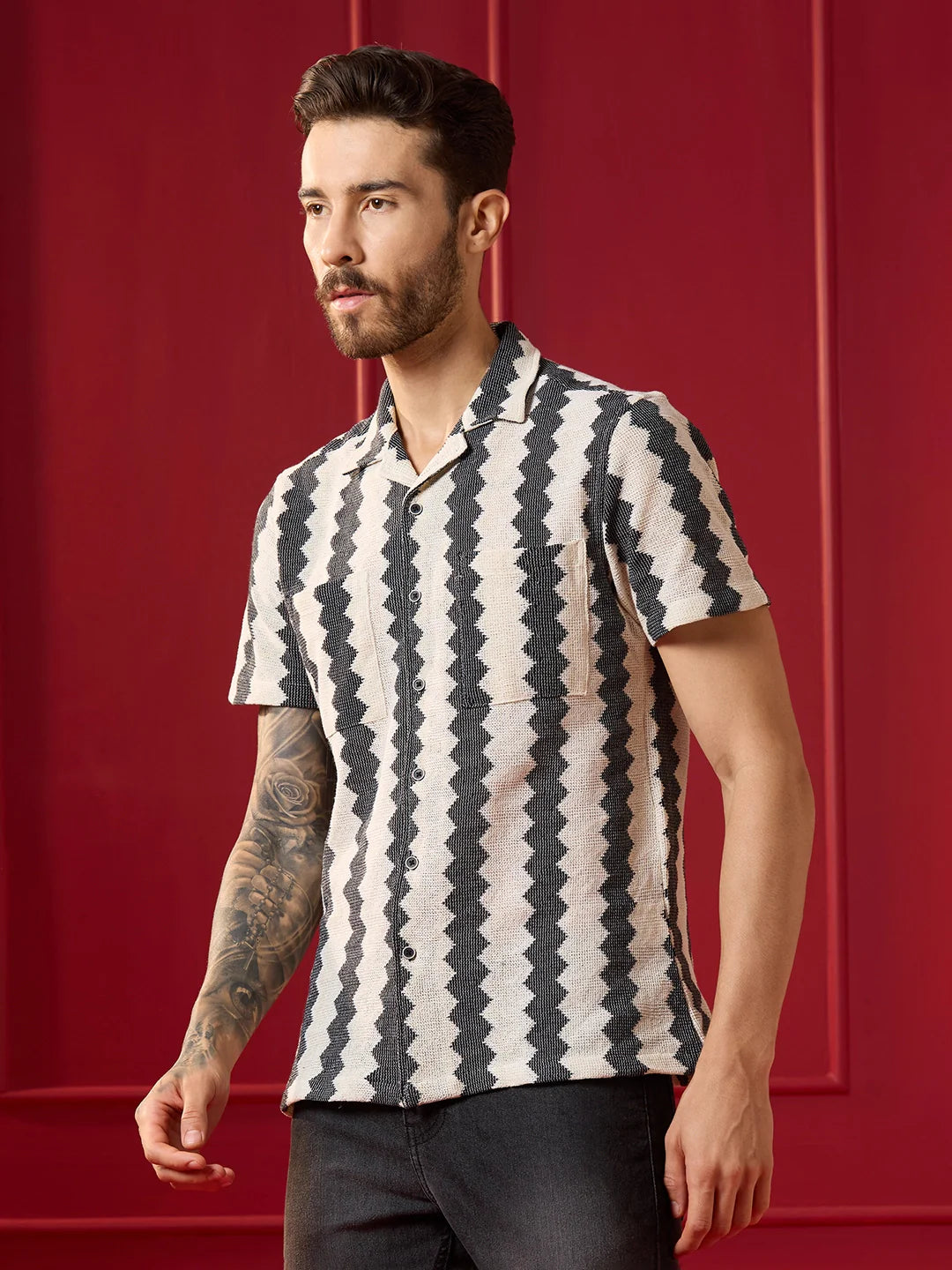 VALEN  Mens casual shirt