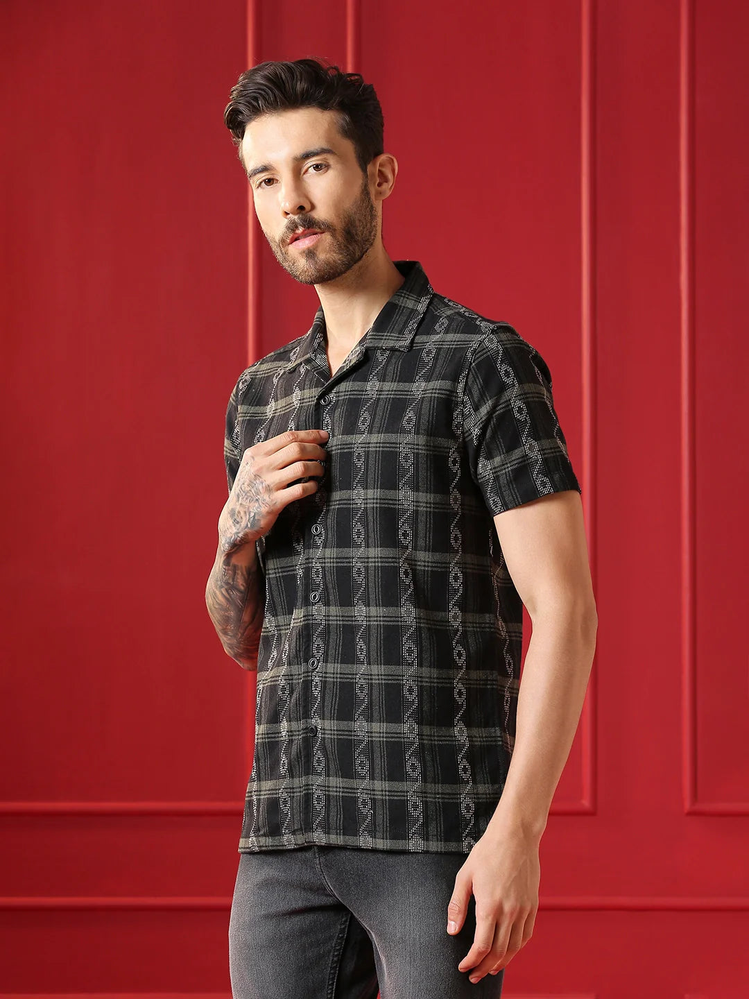VALEN CLUB Mens casual shirt