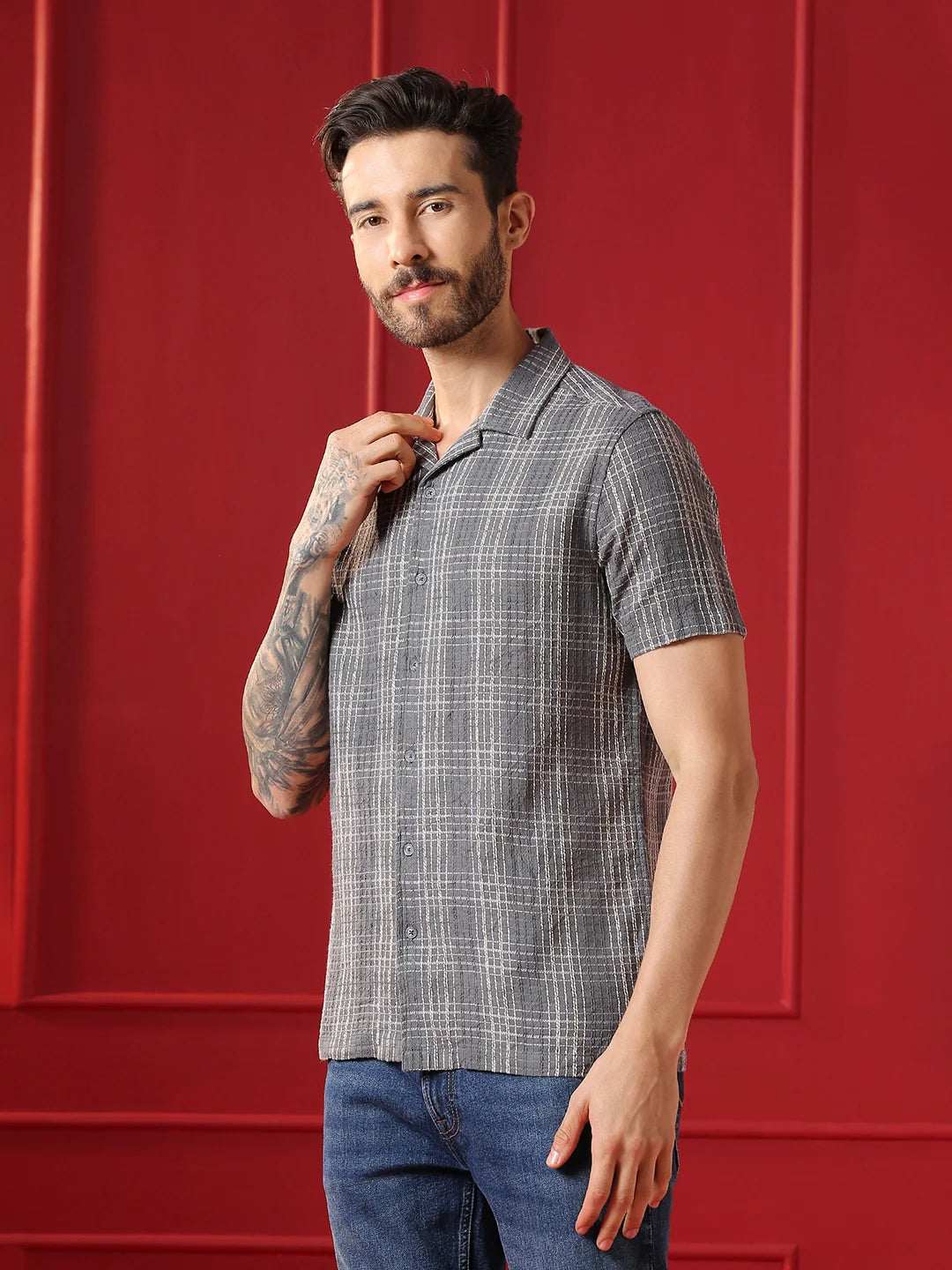 VALEN CLUB Mens casual shirt