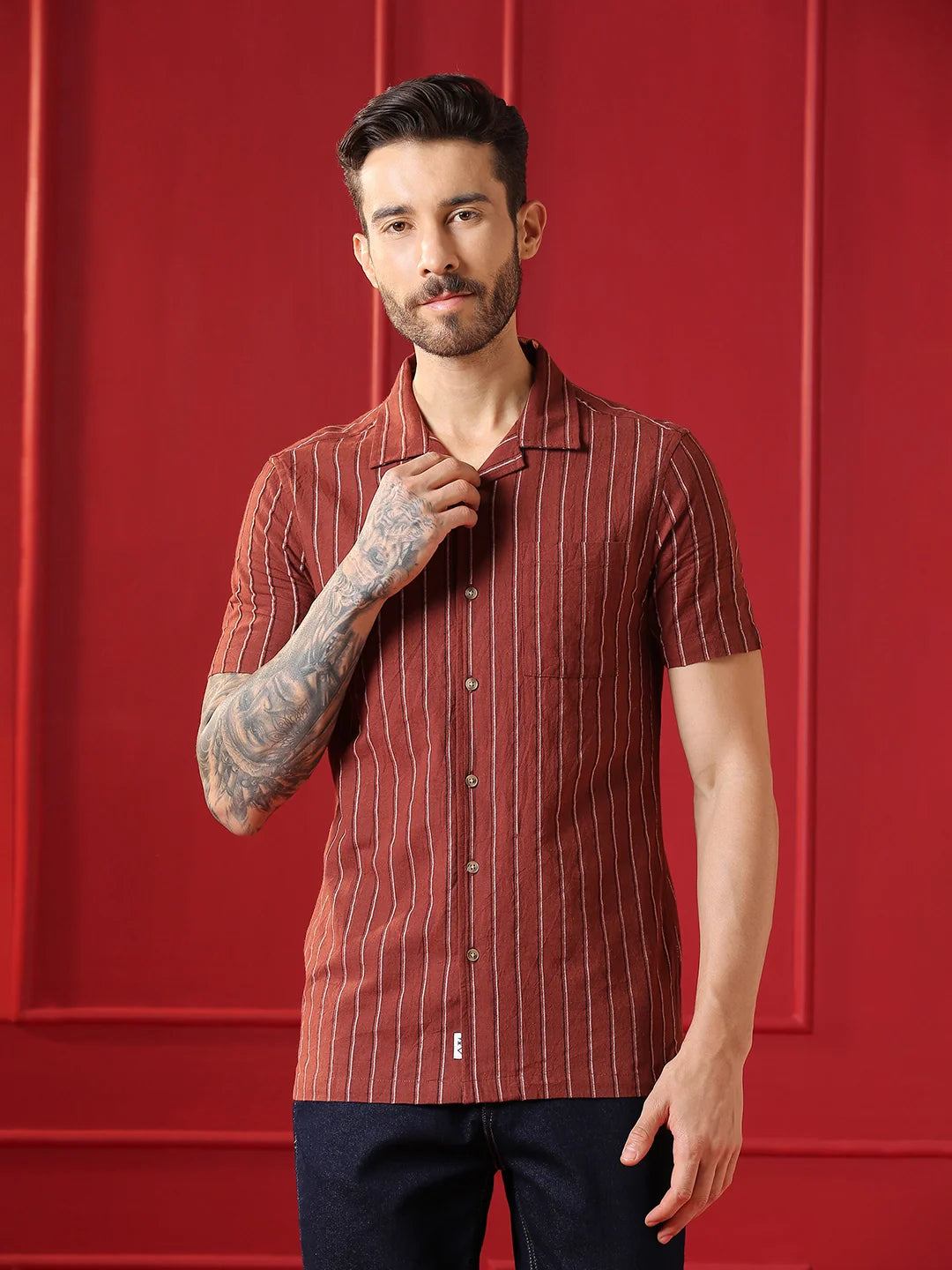 VALEN  Mens casual shirt