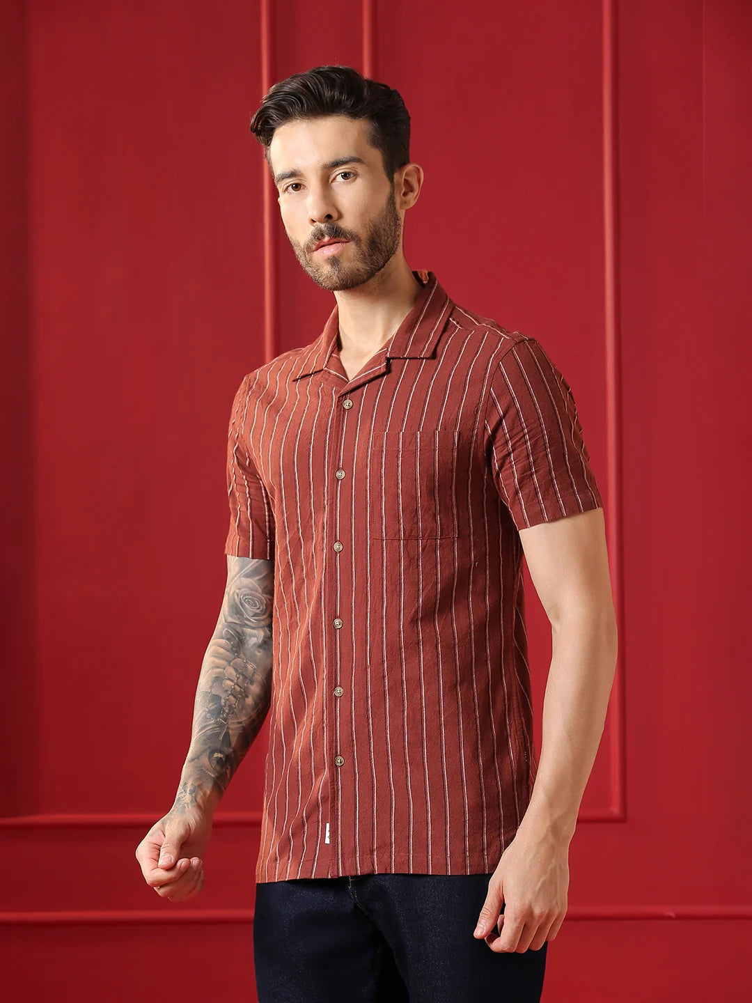 VALEN  Mens casual shirt