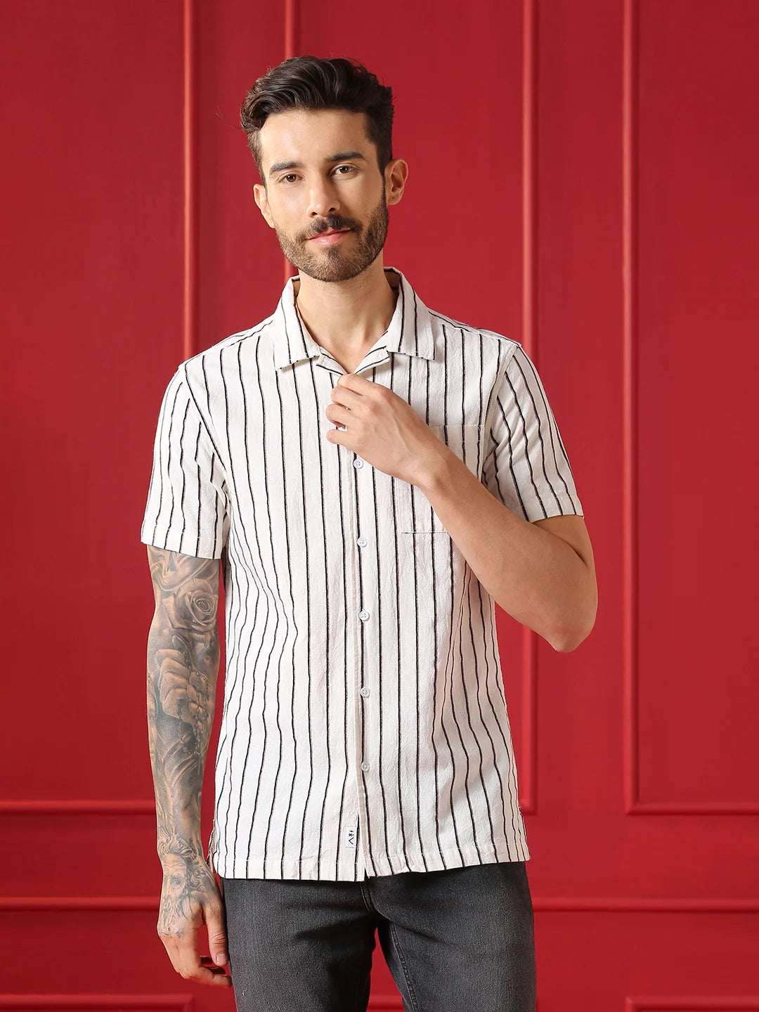 VALEN  Mens casual shirt