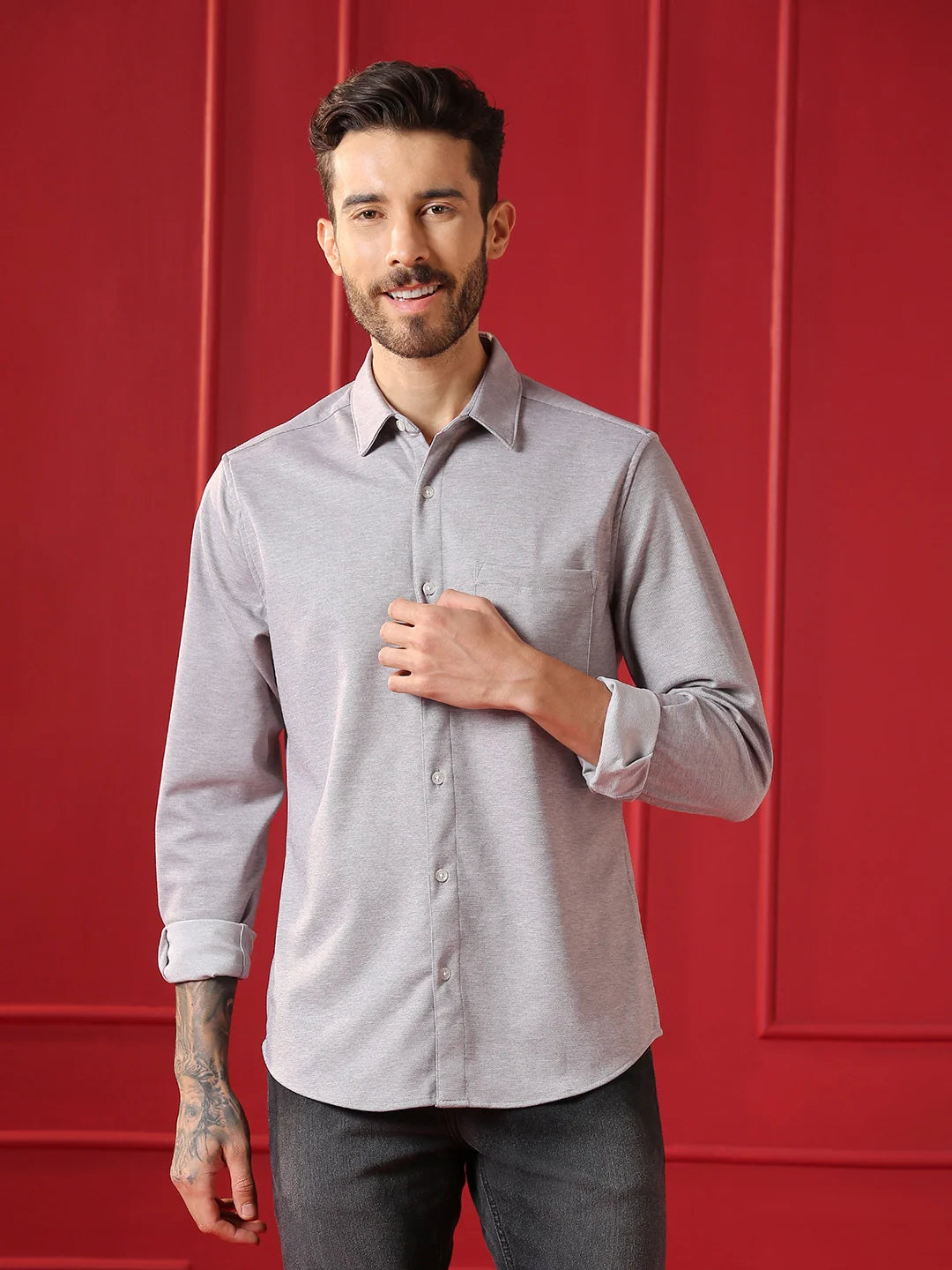 VALEN CLUB Mens casual shirt