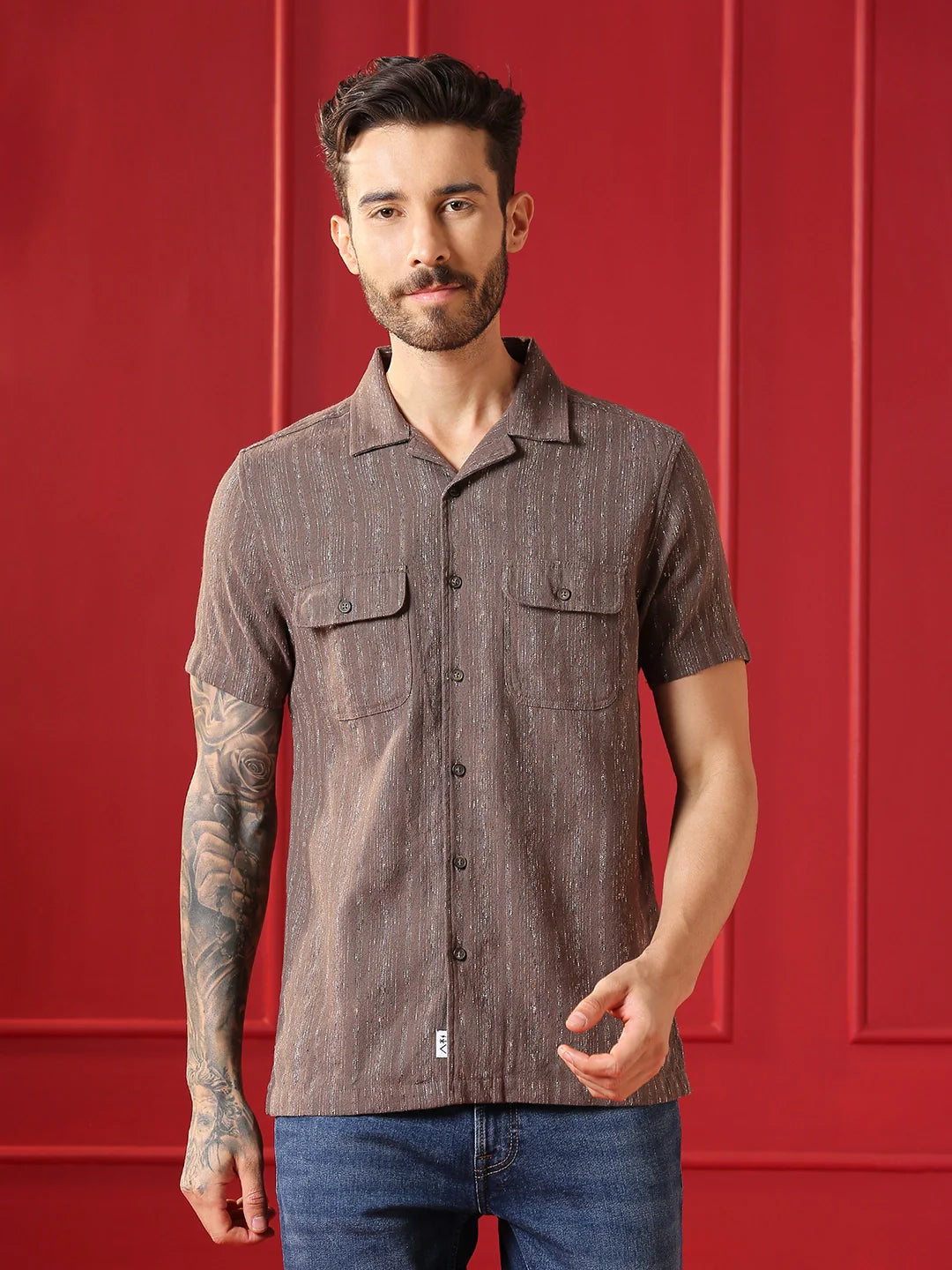 VALEN CLUB Mens casual shirt