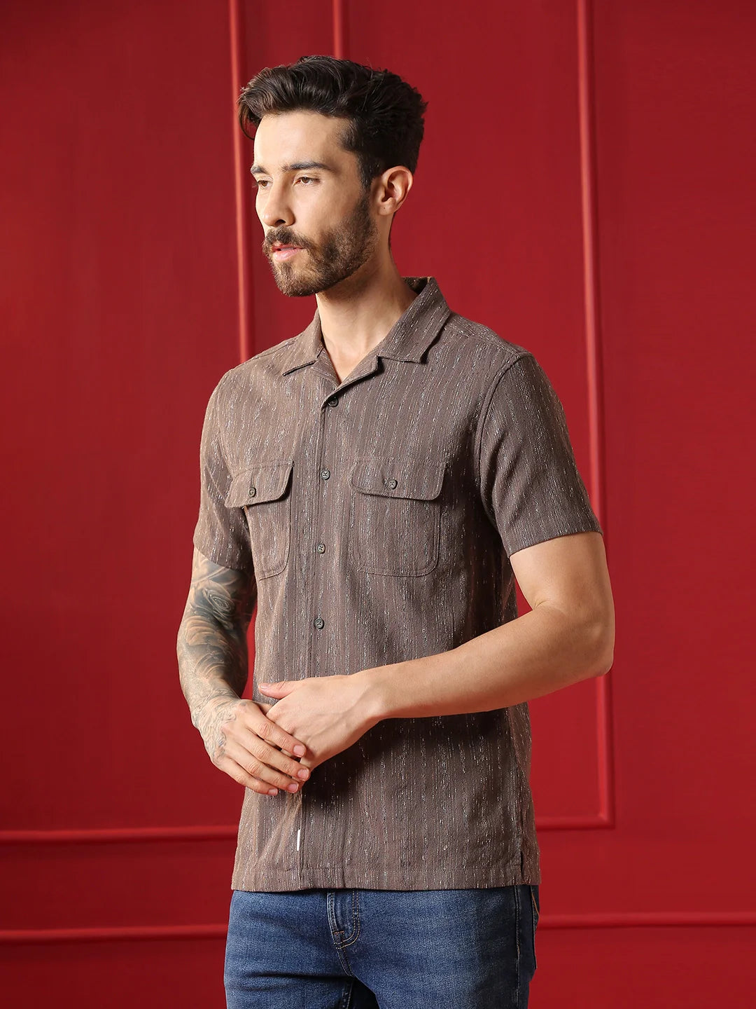 VALEN CLUB Mens casual shirt
