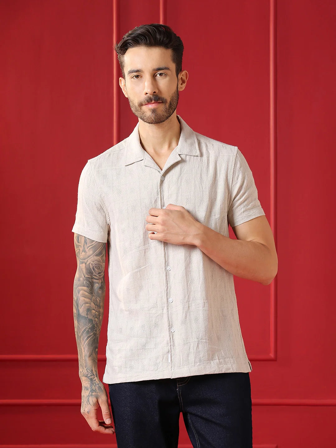 VALEN CLUB Mens casual shirt