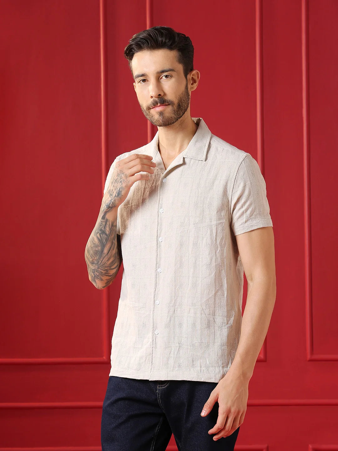 VALEN CLUB Mens casual shirt